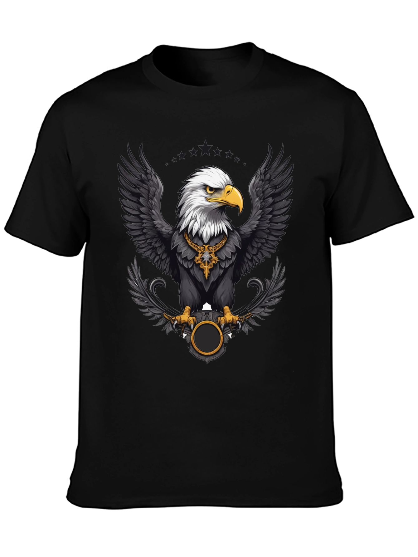 Eagle Graphic Tee - Bold Black T-Shirt