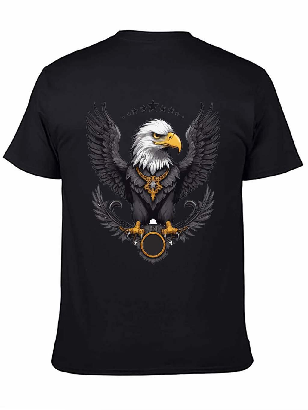 Eagle Graphic Tee - Bold Black T-Shirt