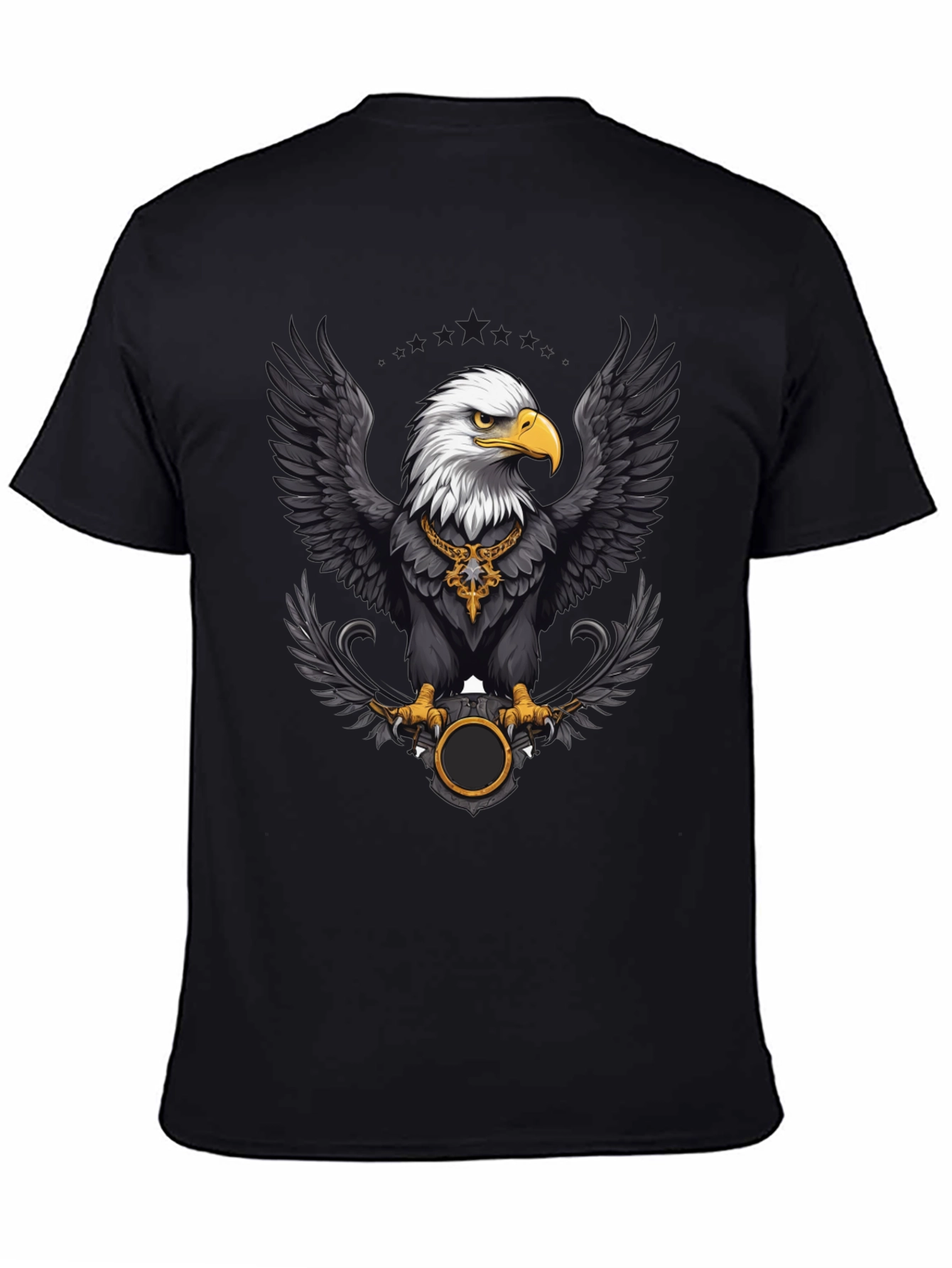 Eagle Graphic Tee - Bold Black T-Shirt