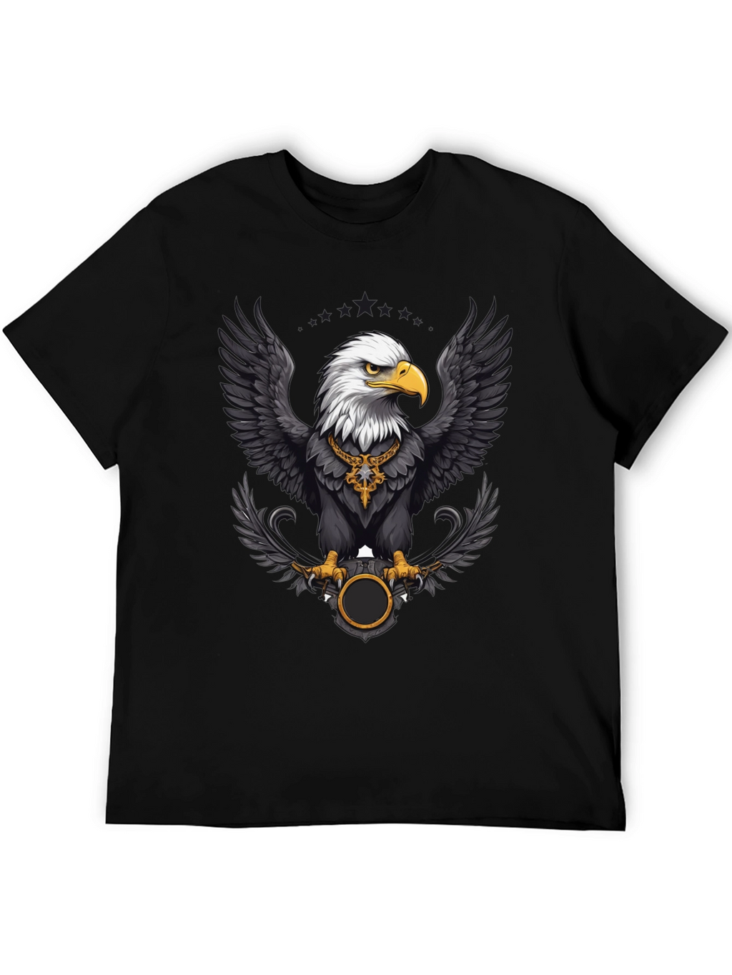 Eagle Graphic Tee - Bold Black T-Shirt