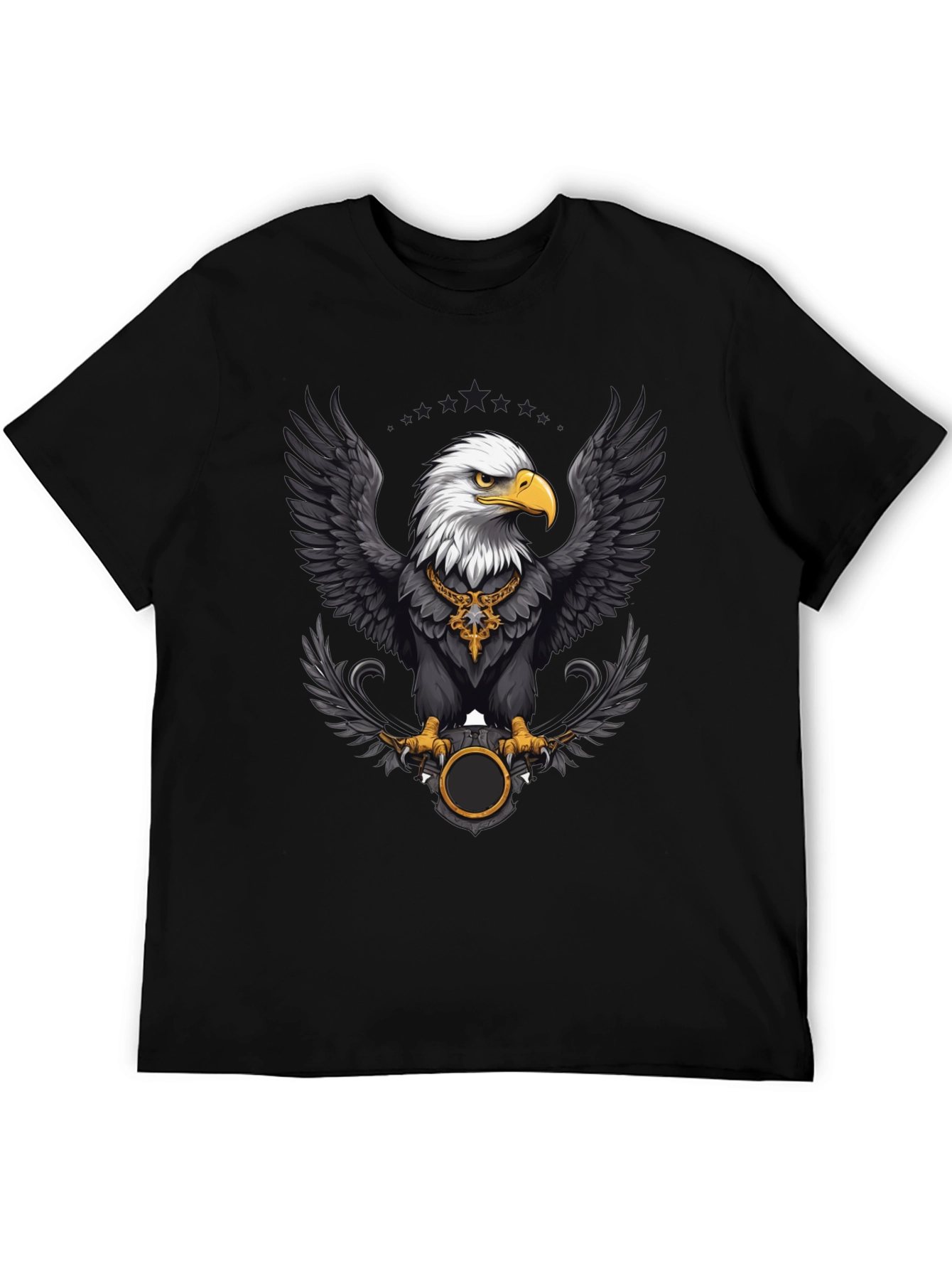 Eagle Graphic Tee - Bold Black T-Shirt