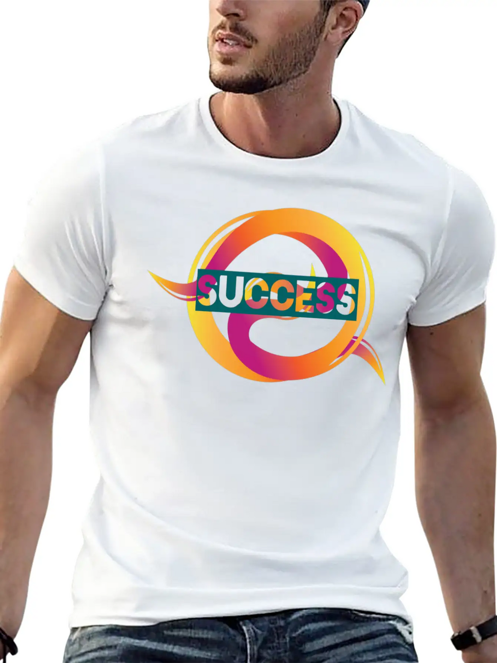 Success Unisex Short Sleeve Soft Cotton T-Shirt – Casual Everyday Wear