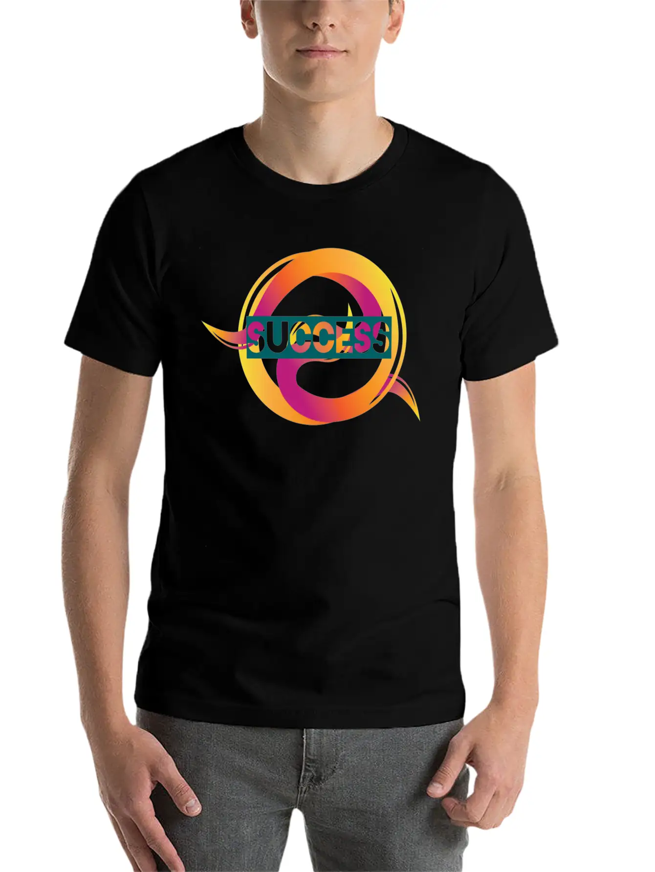Success Unisex Short Sleeve Soft Cotton T-Shirt – Casual Everyday Wear