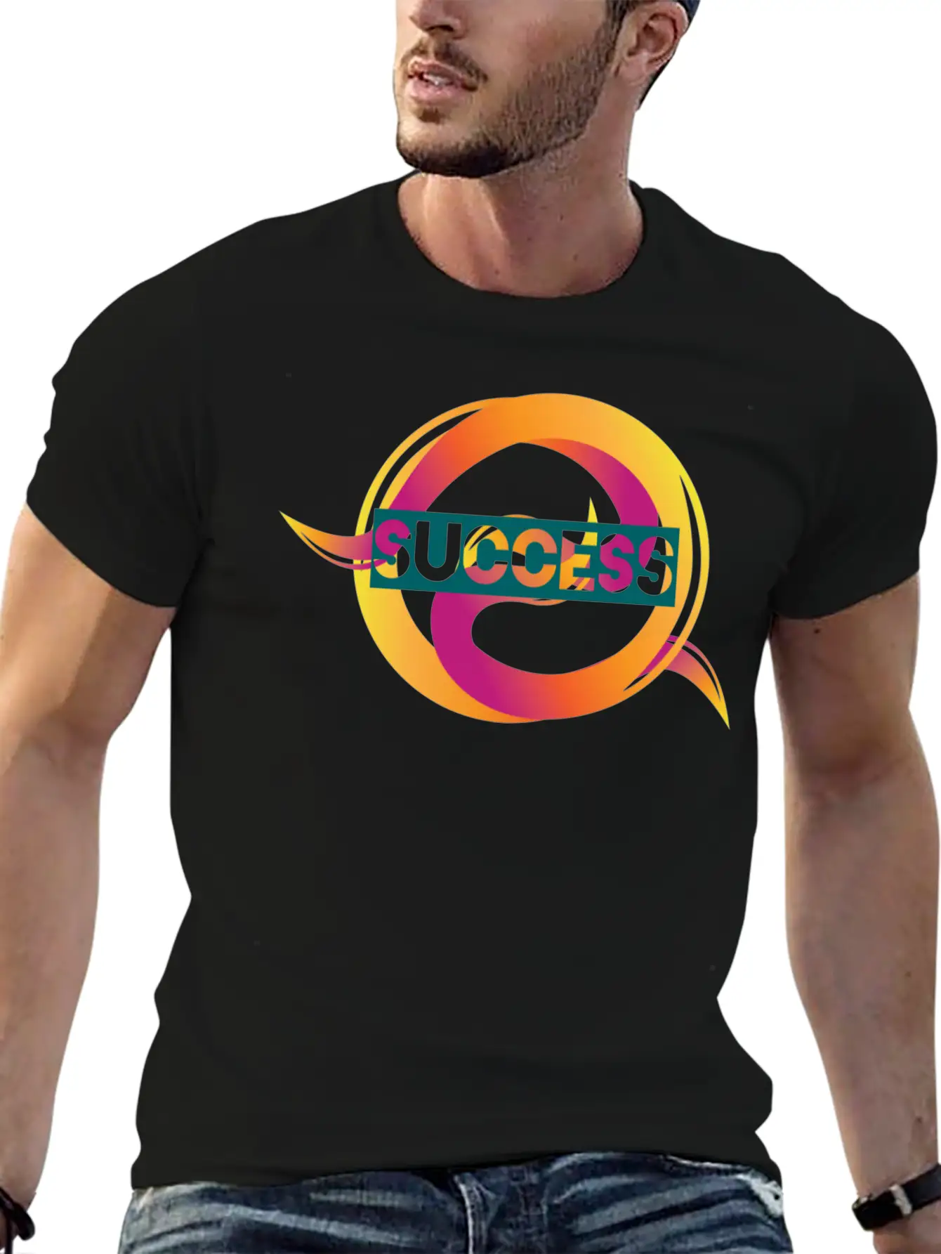 Success Unisex Short Sleeve Soft Cotton T-Shirt – Casual Everyday Wear
