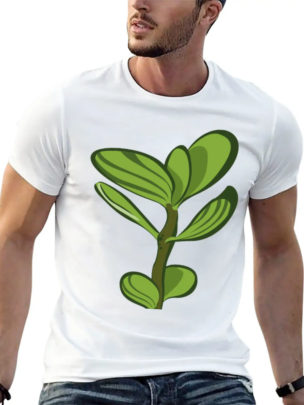 Succulent Unisex Casual T-Shirt – Clean Design For Daily Comfort