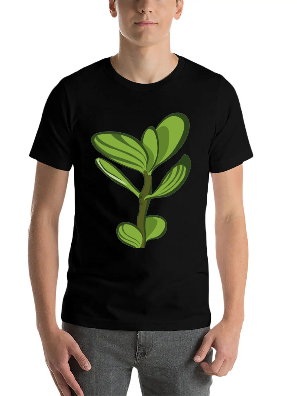 Succulent Unisex Casual T-Shirt – Clean Design For Daily Comfort