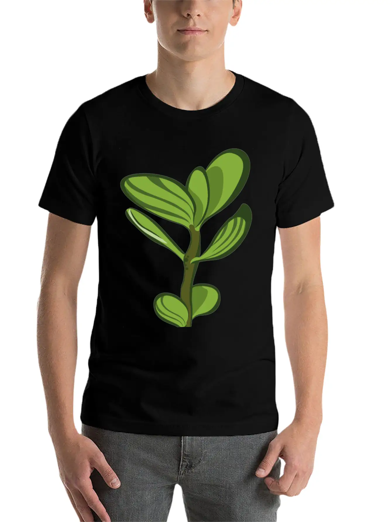 Succulent Unisex Casual T-Shirt – Clean Design For Daily Comfort
