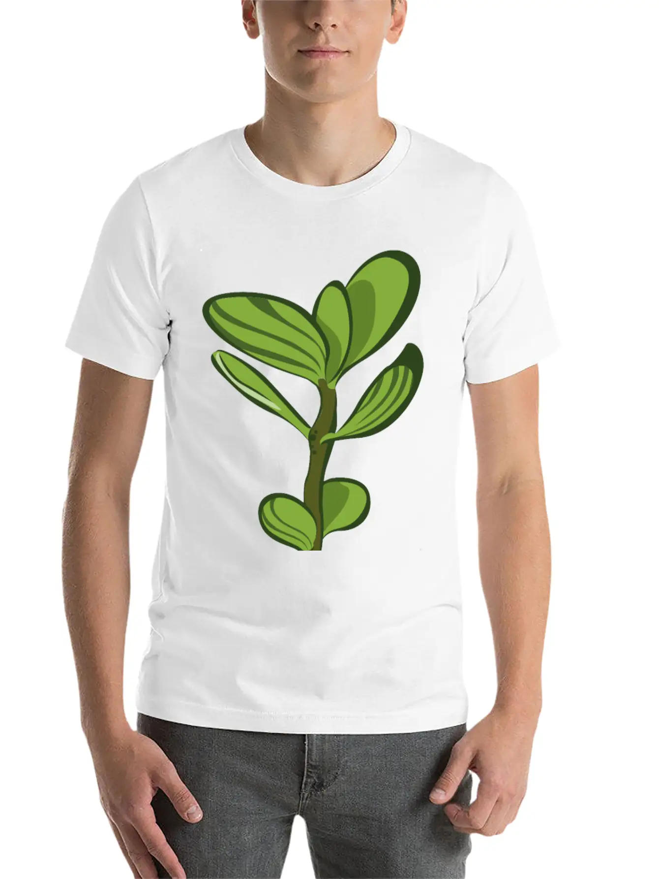 Succulent Unisex Casual T-Shirt – Clean Design For Daily Comfort