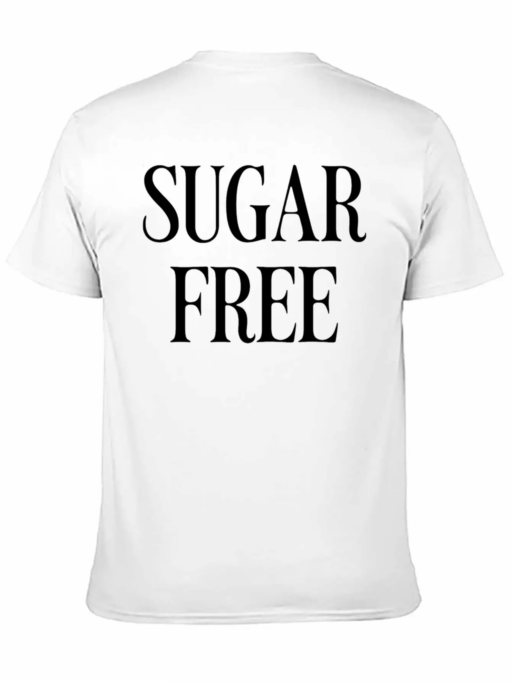 Sugar Free Unisex Casual T-Shirt – Clean Design For Daily Comfort