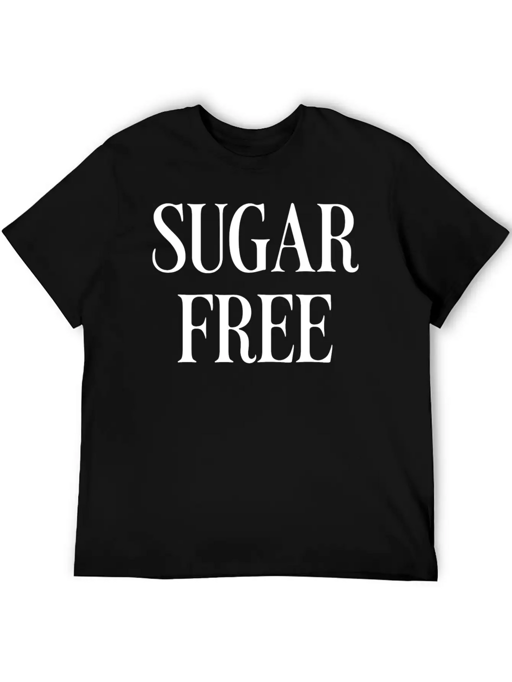 Sugar Free Unisex Casual T-Shirt – Clean Design For Daily Comfort