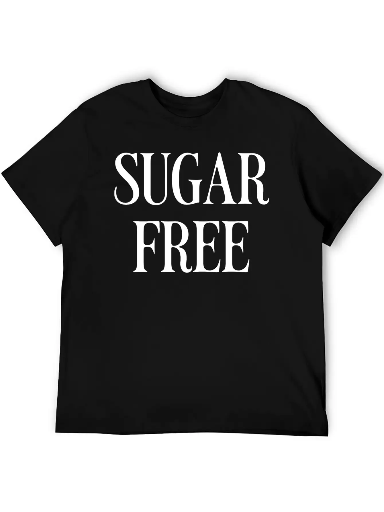 Sugar Free Unisex Casual T-Shirt – Clean Design For Daily Comfort