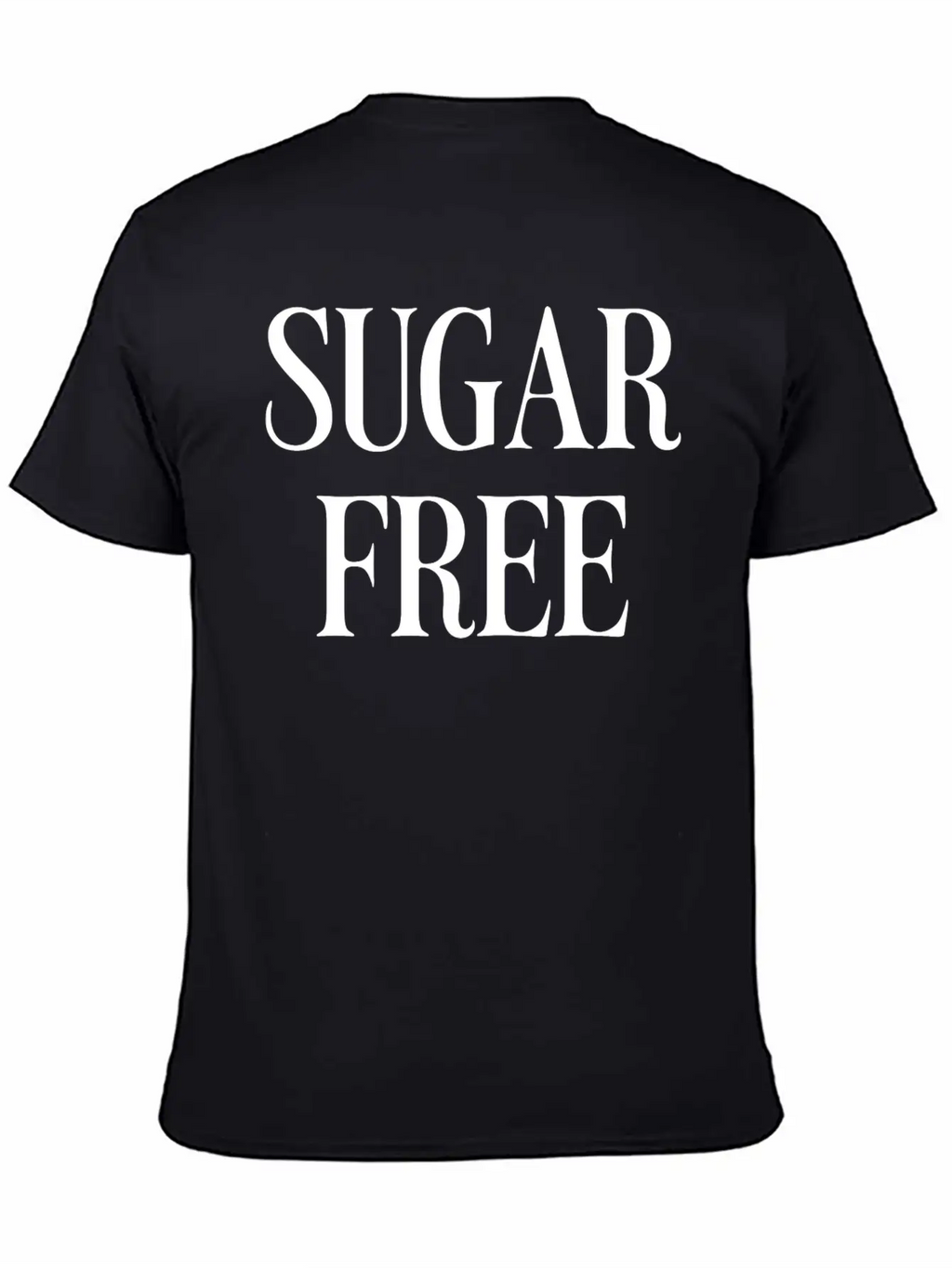 Sugar Free Unisex Casual T-Shirt – Clean Design For Daily Comfort