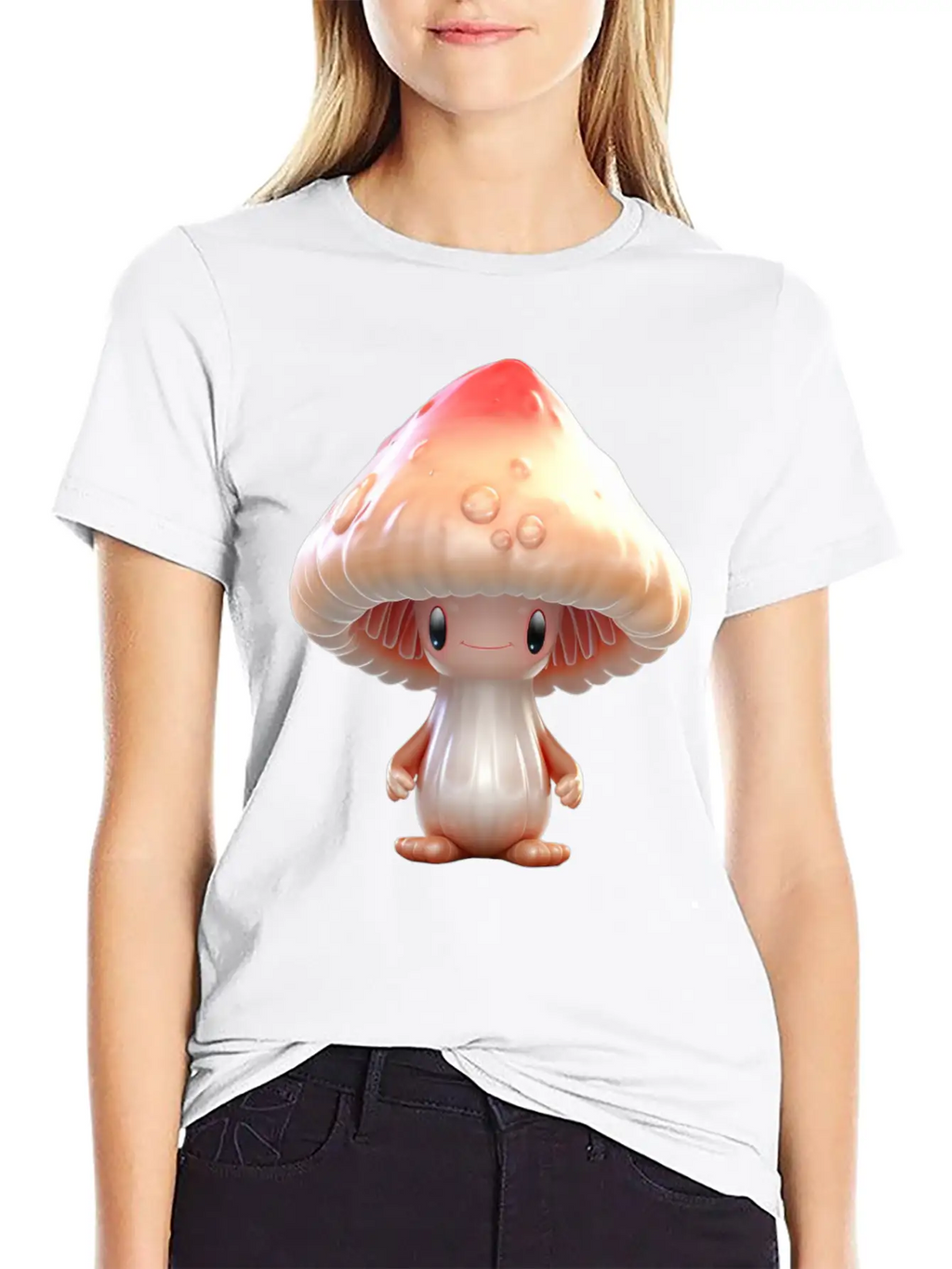 Sugar Sweet Mushroom Inge Unisex Casual T-Shirt – Clean Design For Daily Comfort