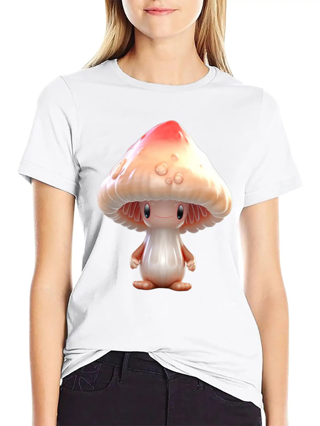 Sugar Sweet Mushroom Inge Unisex Casual T-Shirt – Clean Design For Daily Comfort