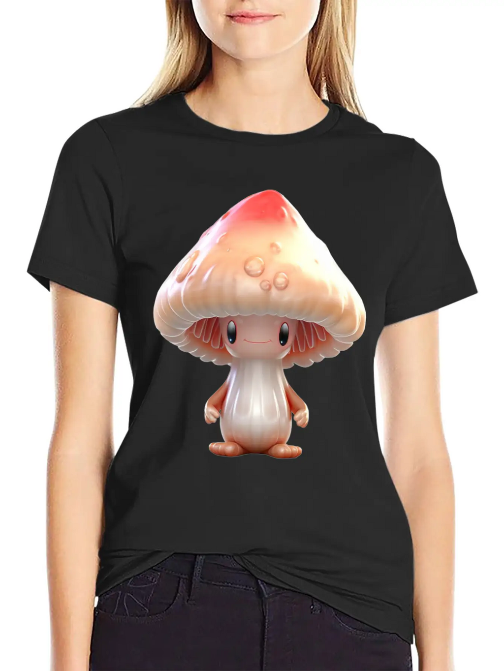 Sugar Sweet Mushroom Inge Unisex Casual T-Shirt – Clean Design For Daily Comfort