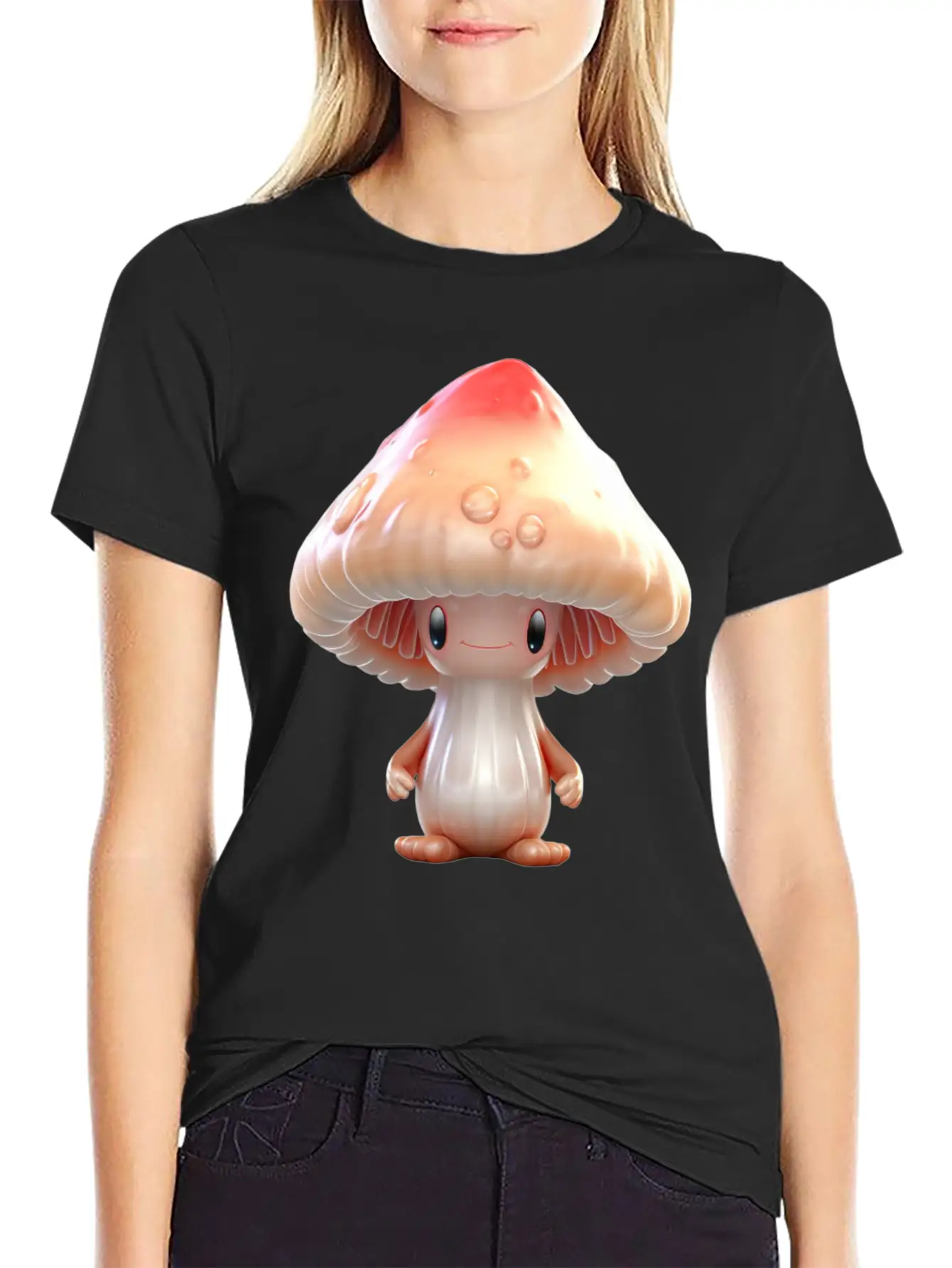 Sugar Sweet Mushroom Inge Unisex Casual T-Shirt – Clean Design For Daily Comfort