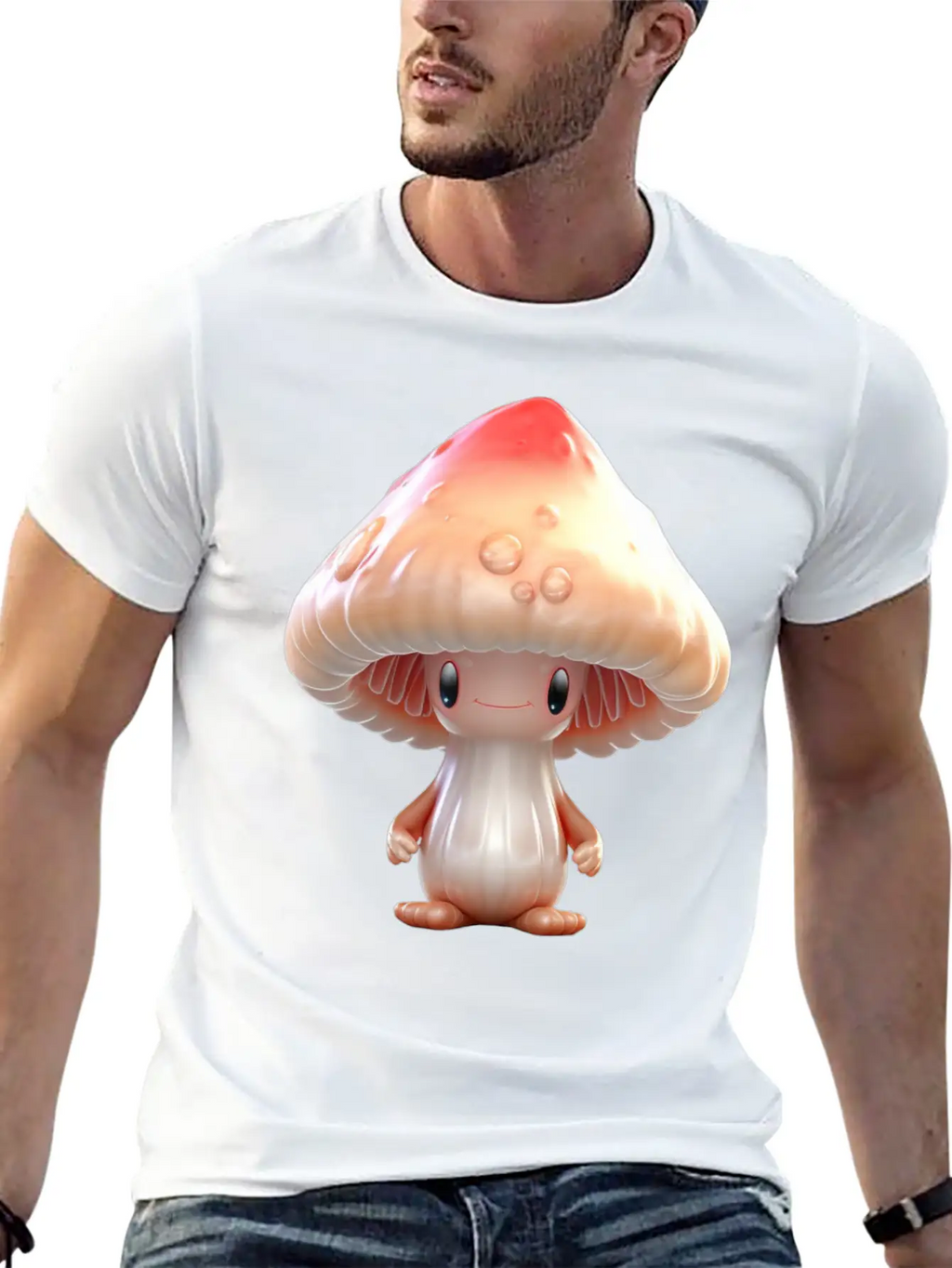 Sugar Sweet Mushroom Inge Unisex Casual T-Shirt – Clean Design For Daily Comfort