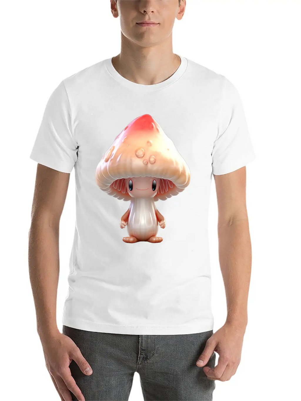 Sugar Sweet Mushroom Inge Unisex Casual T-Shirt – Clean Design For Daily Comfort