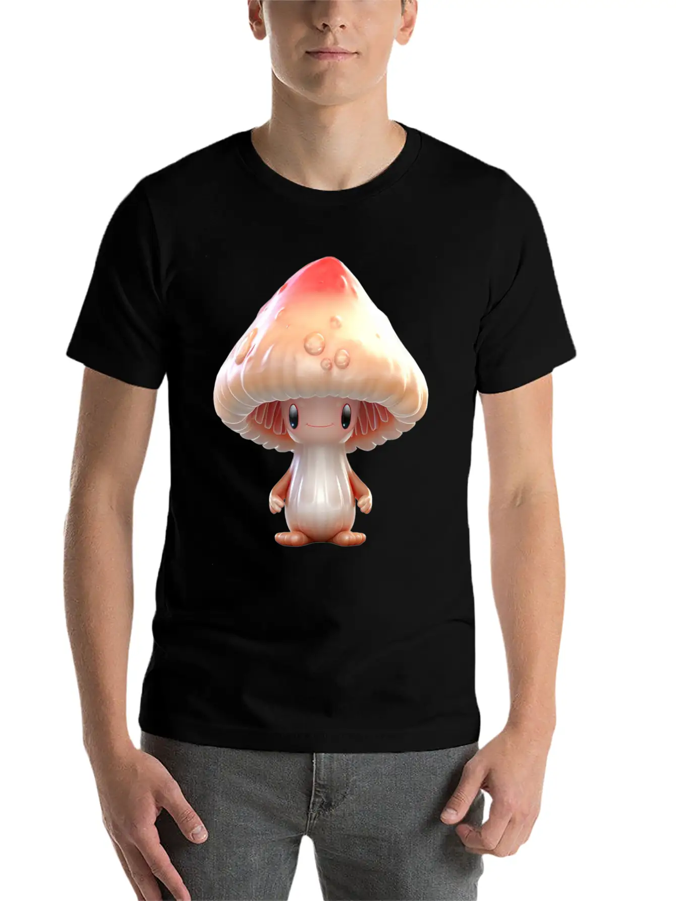Sugar Sweet Mushroom Inge Unisex Casual T-Shirt – Clean Design For Daily Comfort