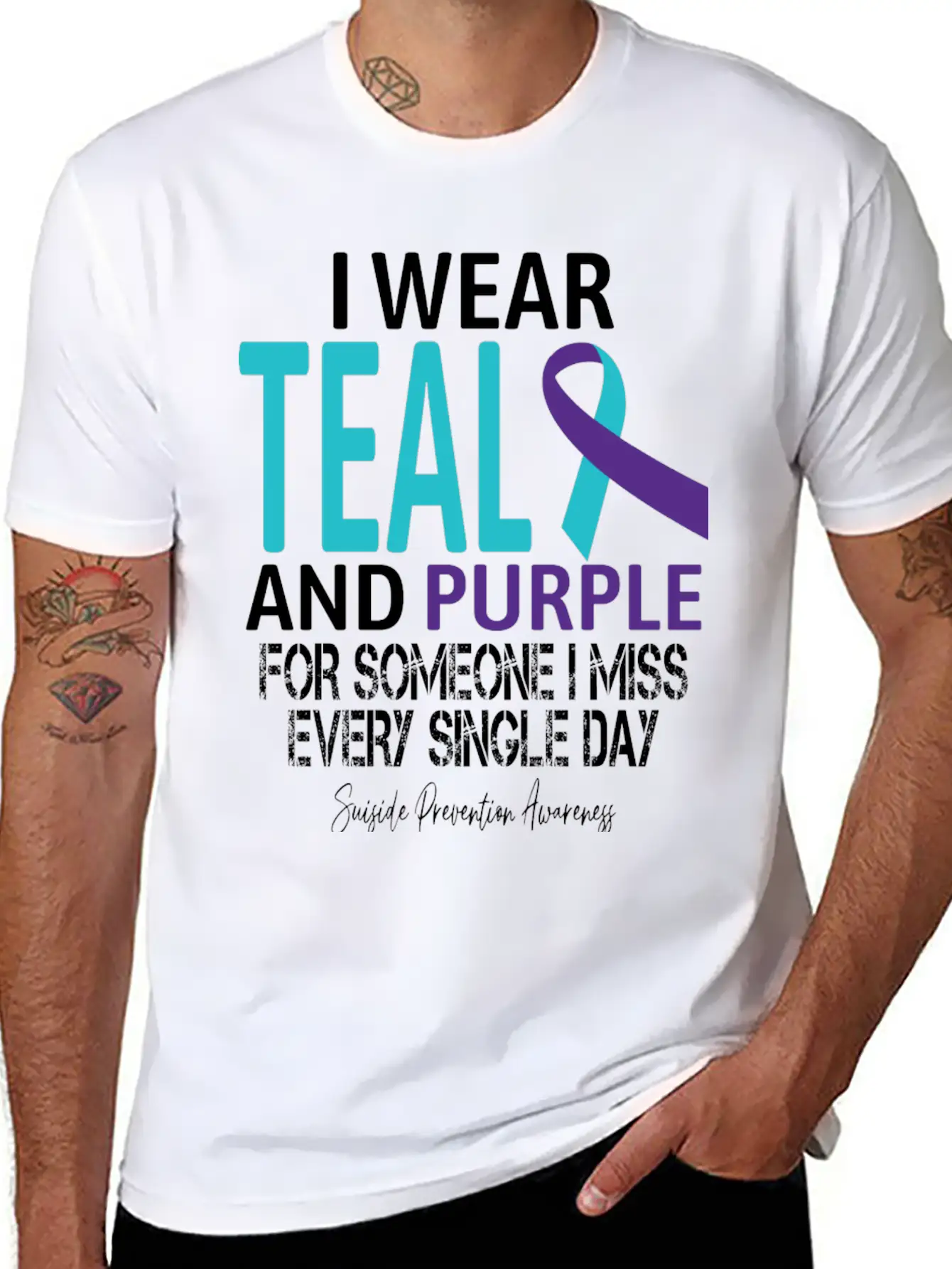 Suicide Prevention Awareness Fight Essential Cotton Tee For Daily Outfits – Unisex Style