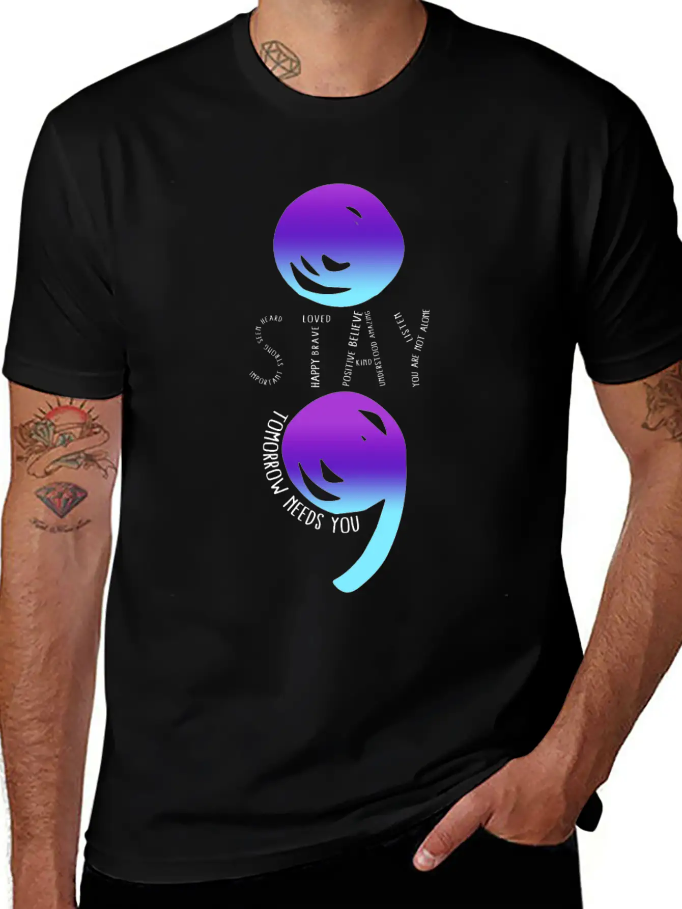 Suicide Prevention Awareness Shirt, Stay Tomorrow Stylish Everyday T-Shirt – Unisex Basic Cotton Tee