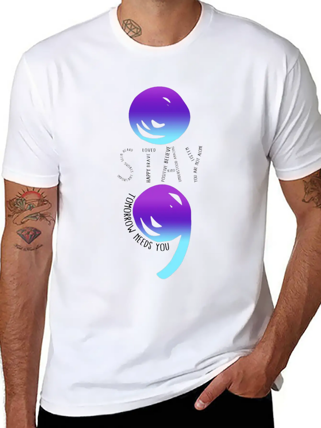 Suicide Prevention Awareness Shirt, Stay Tomorrow Stylish Everyday T-Shirt – Unisex Basic Cotton Tee
