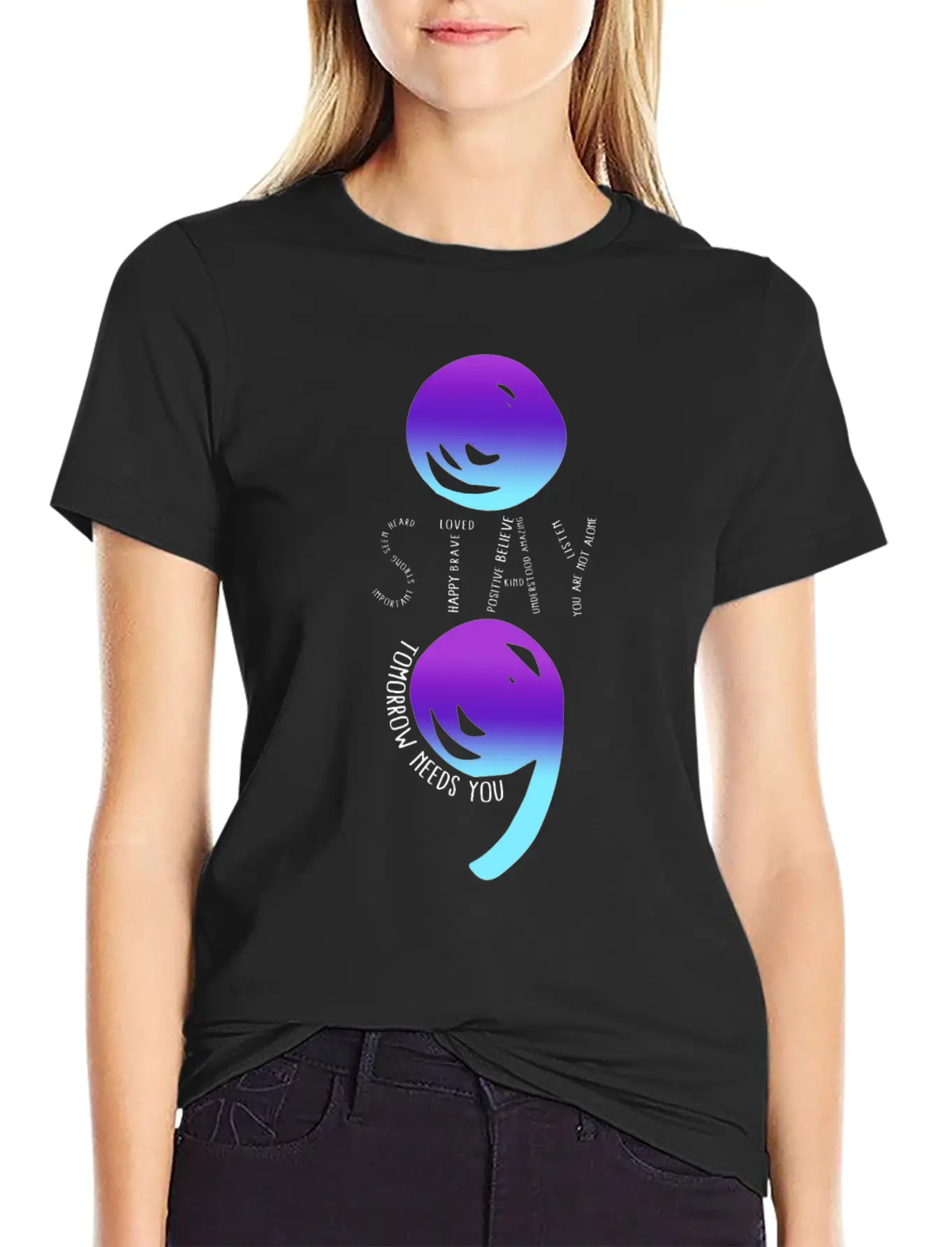 Suicide Prevention Awareness Shirt, Stay Tomorrow Stylish Everyday T-Shirt – Unisex Basic Cotton Tee