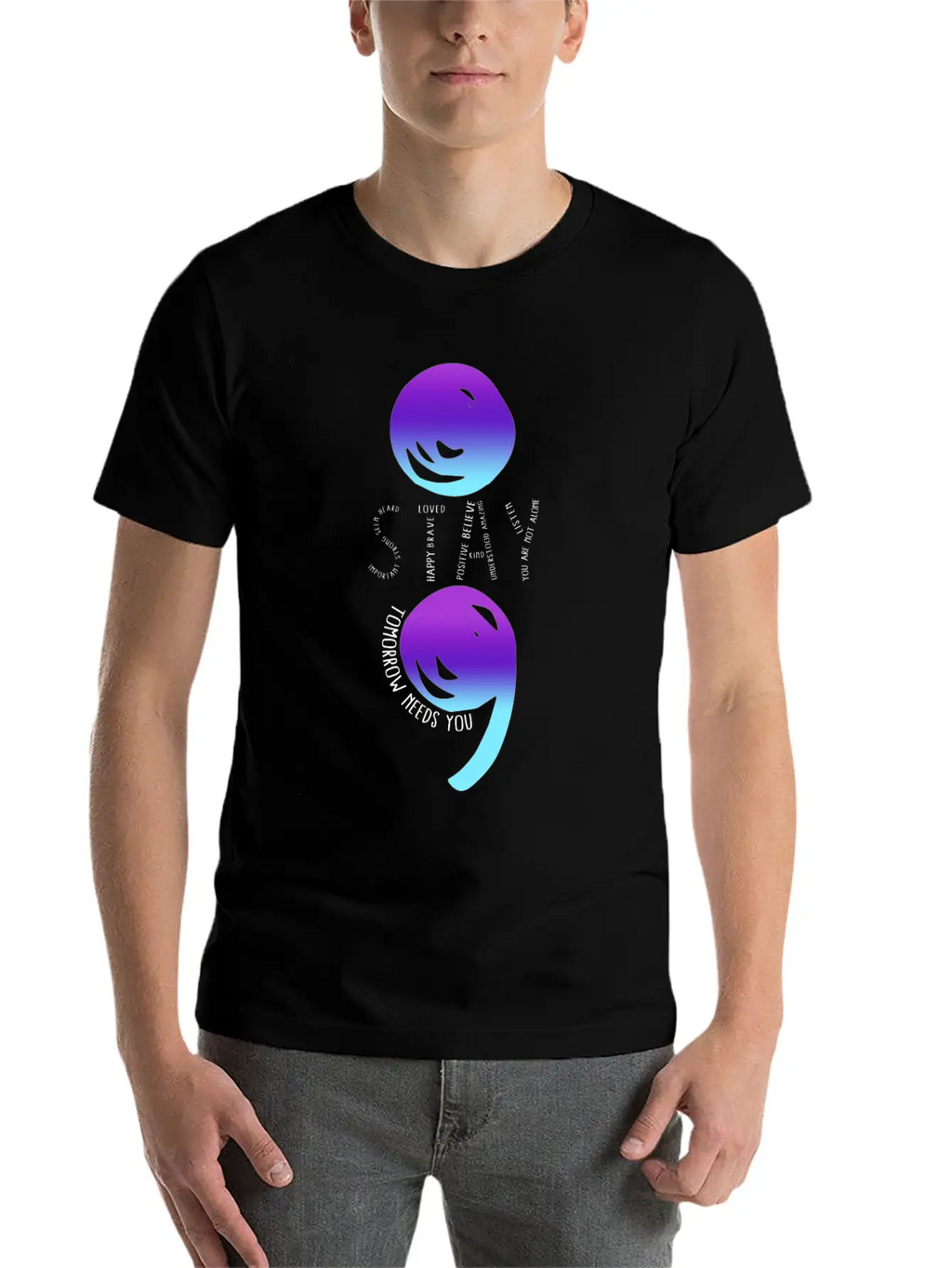 Suicide Prevention Awareness Shirt, Stay Tomorrow Stylish Everyday T-Shirt – Unisex Basic Cotton Tee
