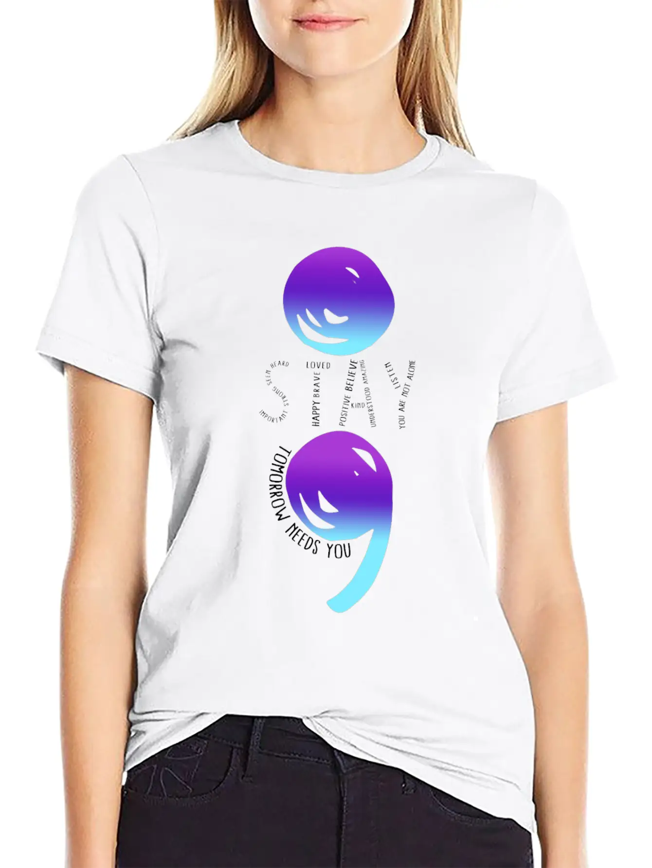 Suicide Prevention Awareness Shirt, Stay Tomorrow Stylish Everyday T-Shirt – Unisex Basic Cotton Tee