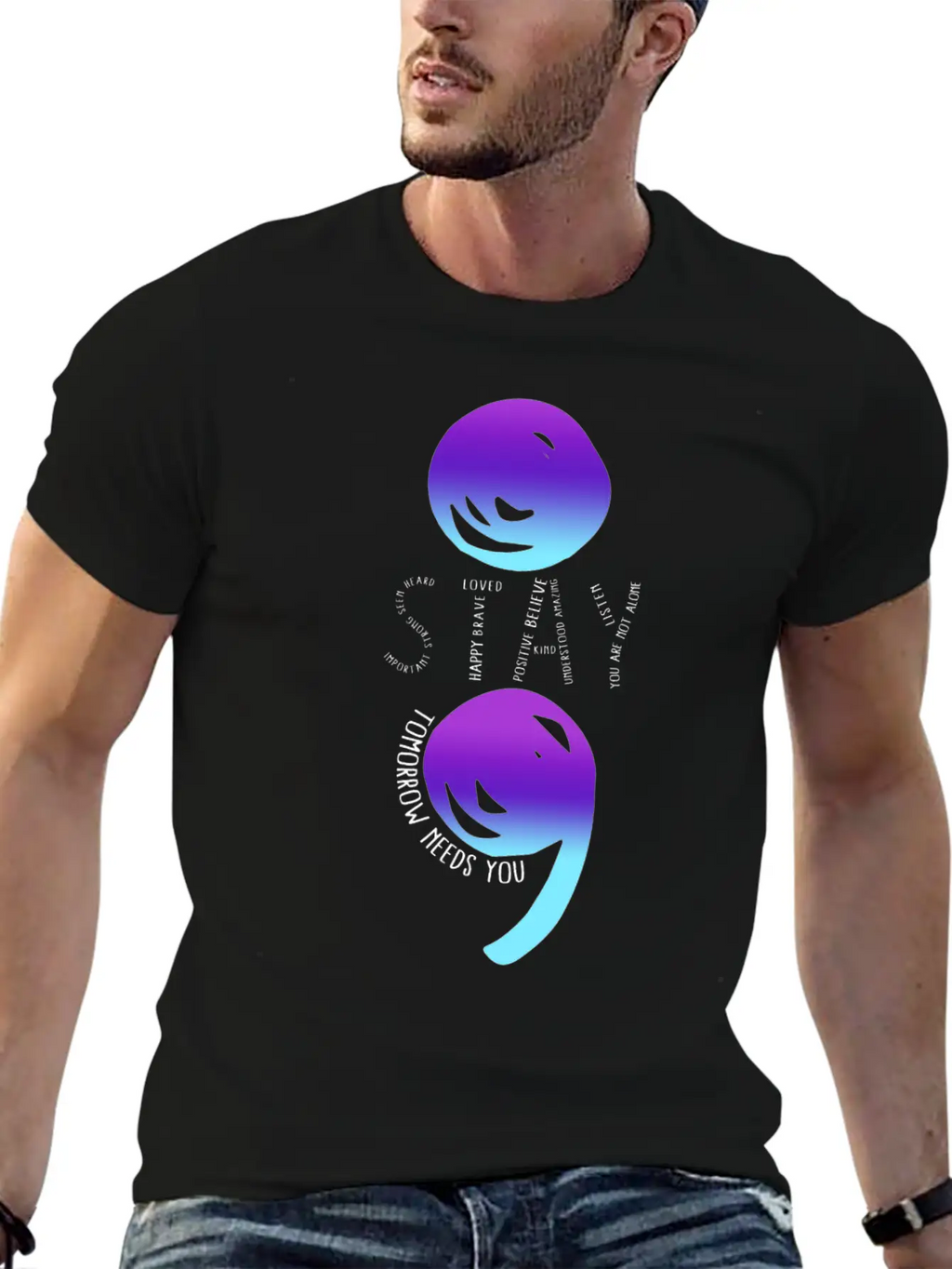 Suicide Prevention Awareness Shirt, Stay Tomorrow Stylish Everyday T-Shirt – Unisex Basic Cotton Tee