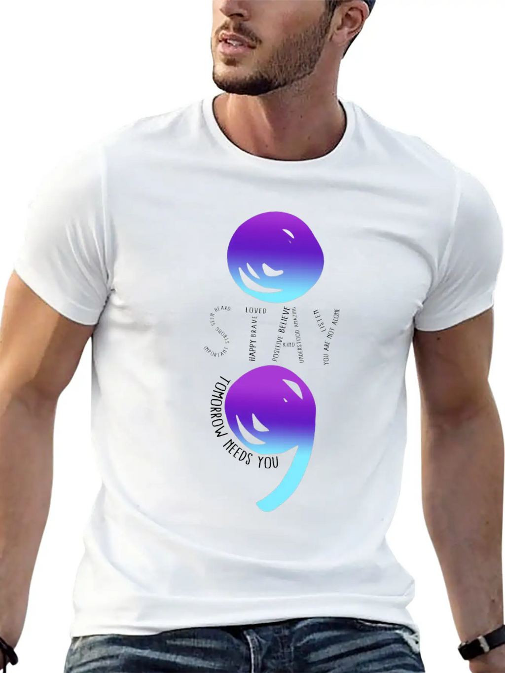 Suicide Prevention Awareness Shirt, Stay Tomorrow Stylish Everyday T-Shirt – Unisex Basic Cotton Tee
