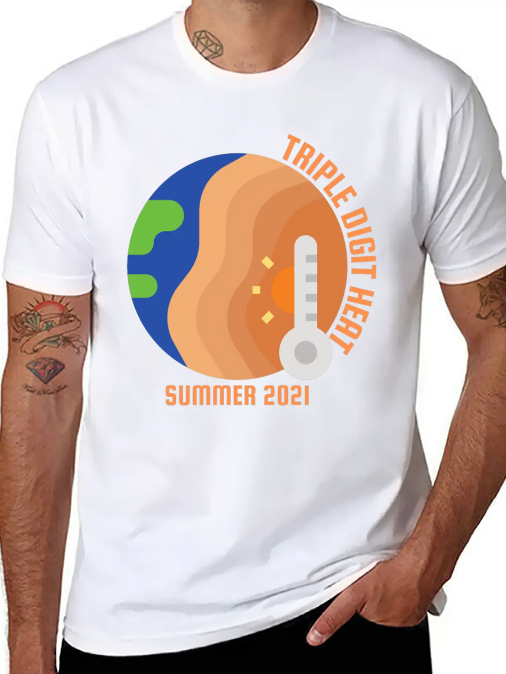 Summer 2021 - Triple Digit Heat Breathable Soft Cotton T-Shirt – Timeless Casual Look