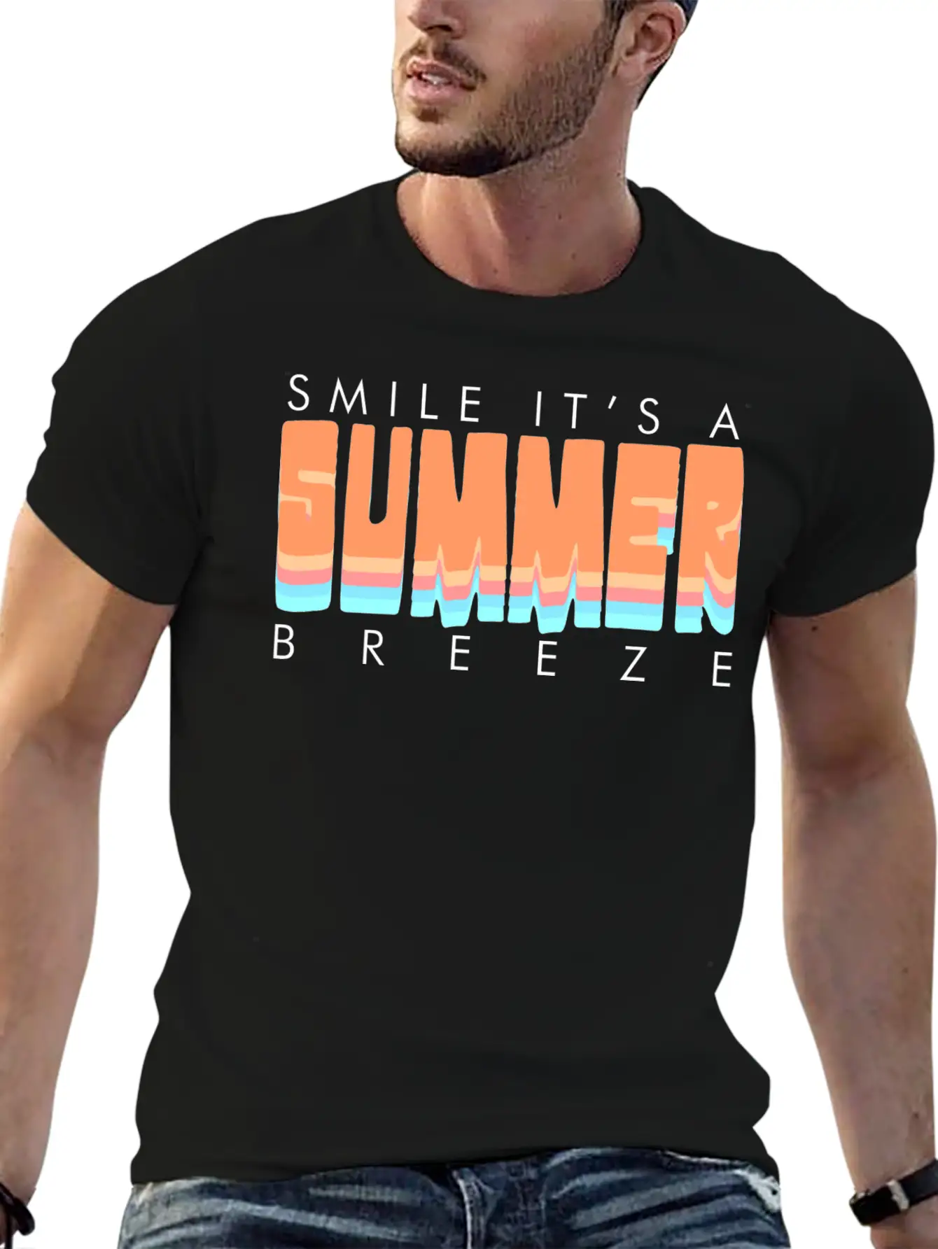 Summer Breeze Unisex Casual T-Shirt – Clean Design For Daily Comfort