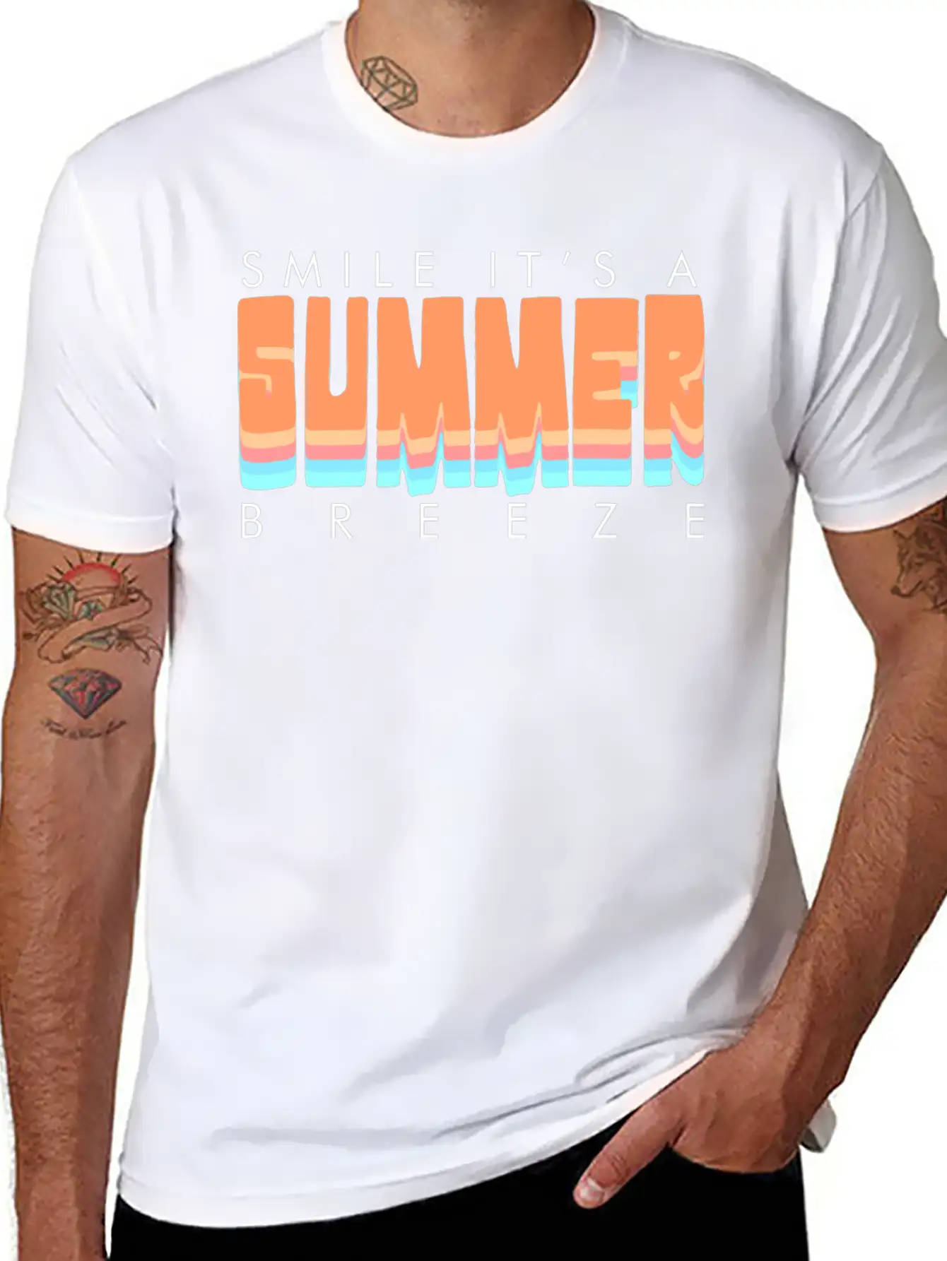 Summer Breeze Unisex Casual T-Shirt – Clean Design For Daily Comfort