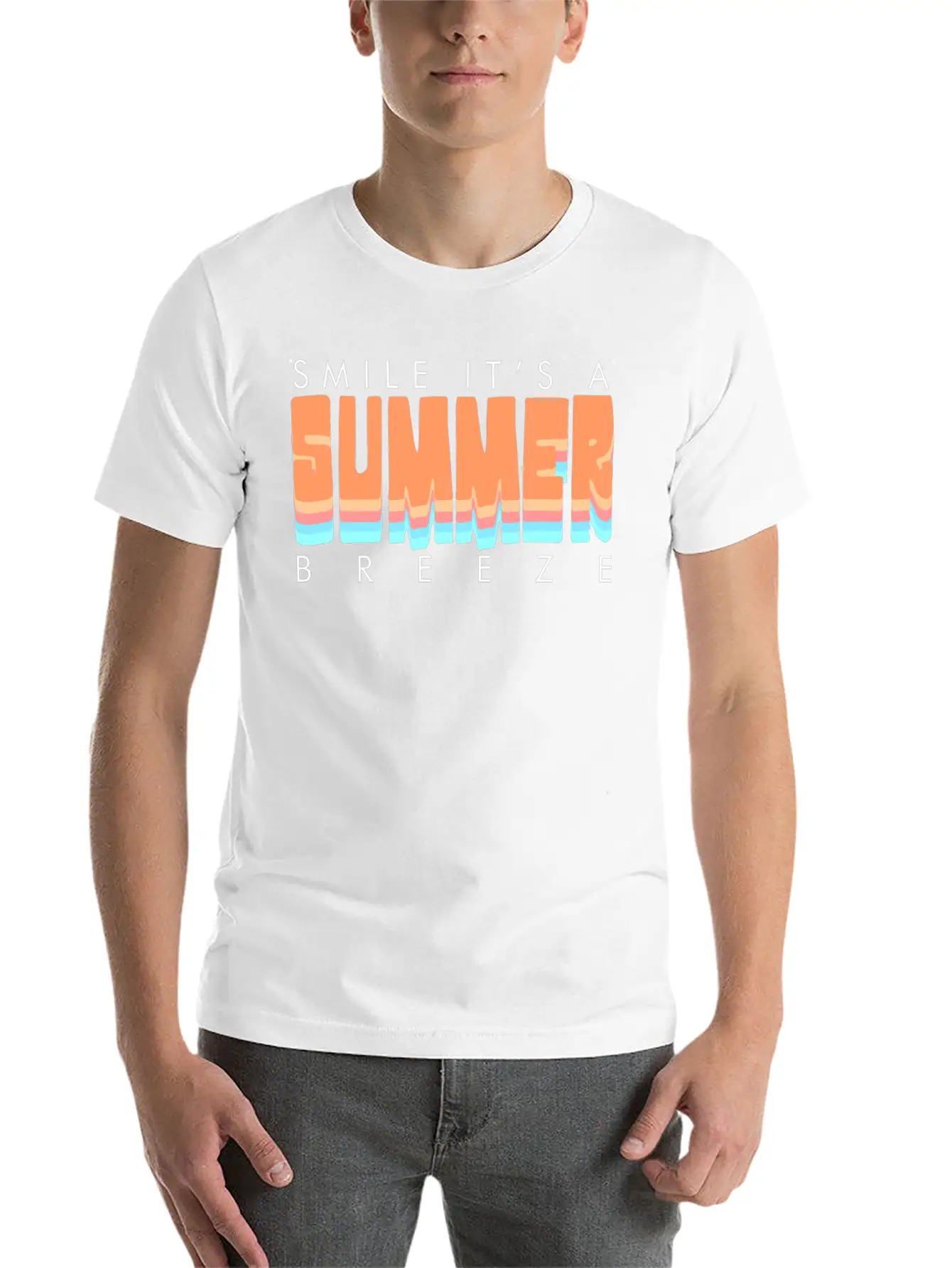 Summer Breeze Unisex Casual T-Shirt – Clean Design For Daily Comfort