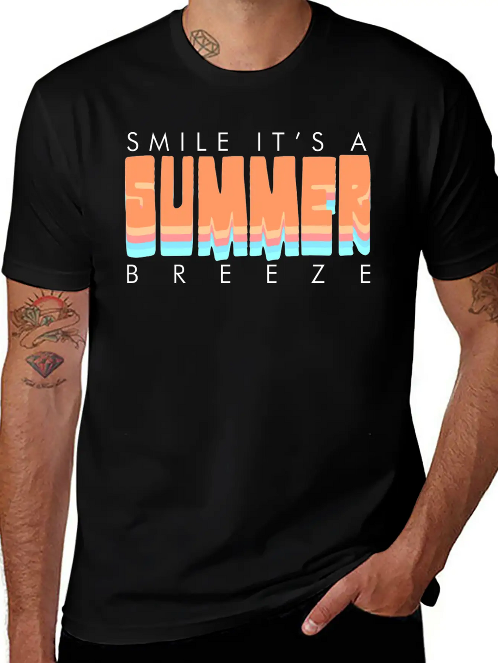 Summer Breeze Unisex Casual T-Shirt – Clean Design For Daily Comfort