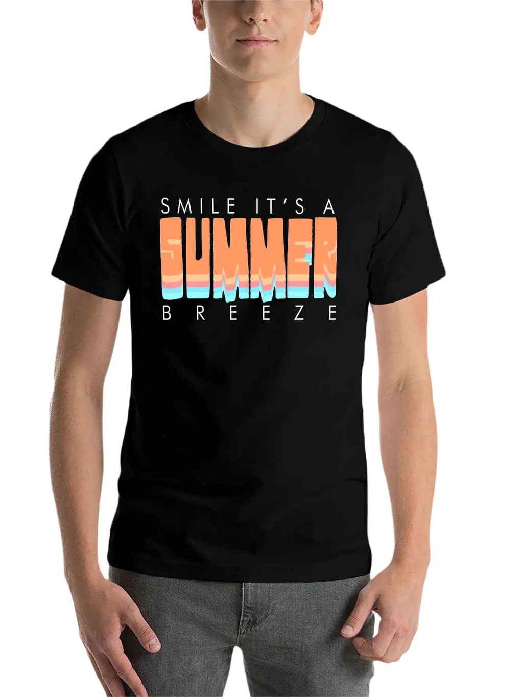 Summer Breeze Unisex Casual T-Shirt – Clean Design For Daily Comfort