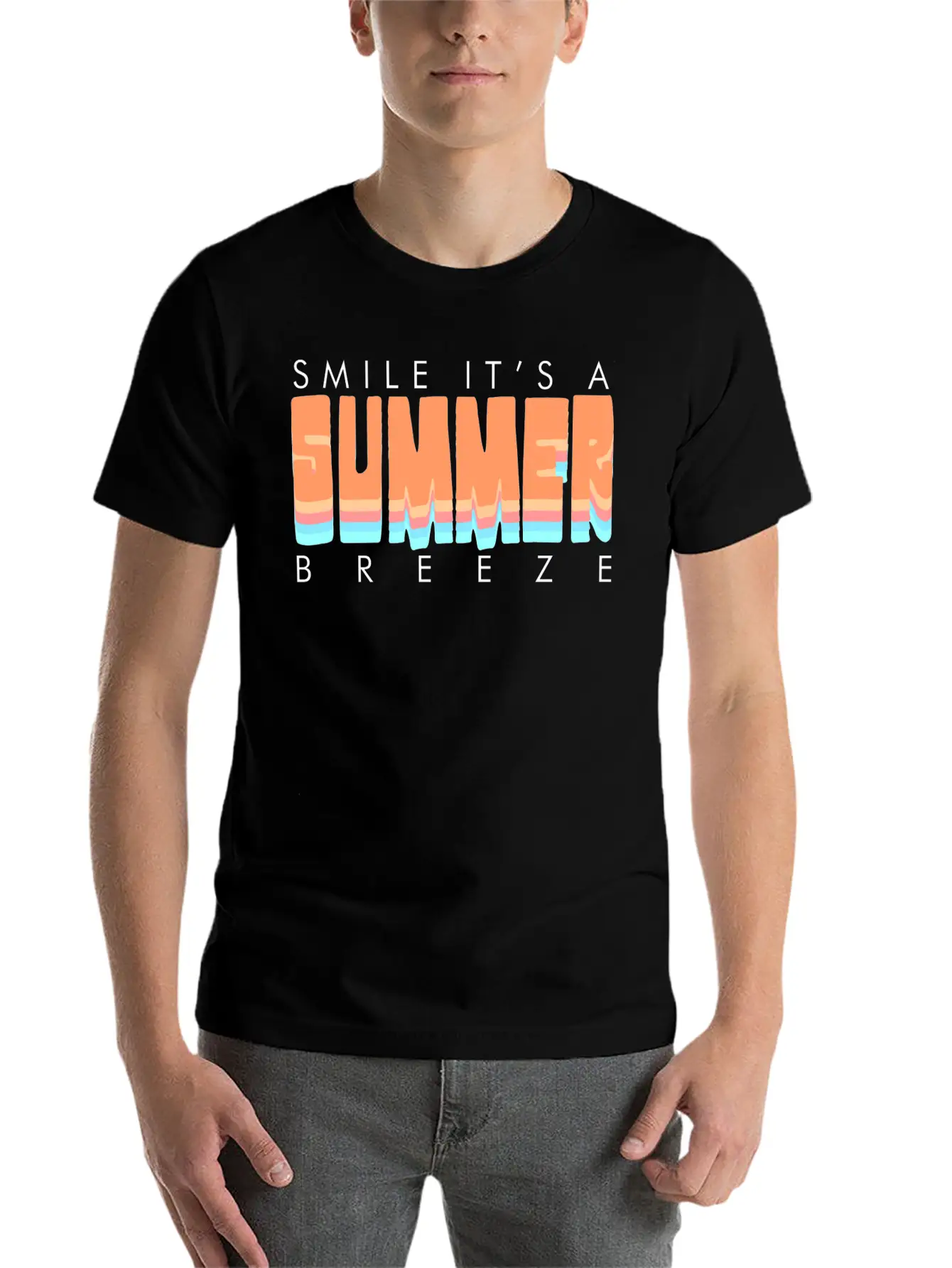 Summer Breeze Unisex Casual T-Shirt – Clean Design For Daily Comfort