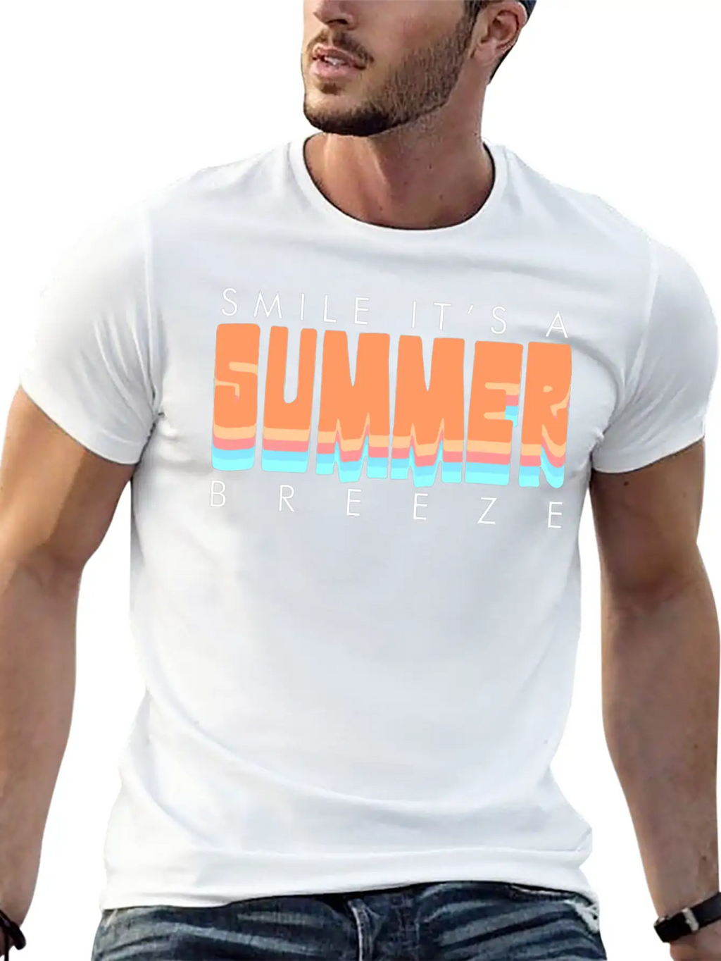 Summer Breeze Unisex Casual T-Shirt – Clean Design For Daily Comfort