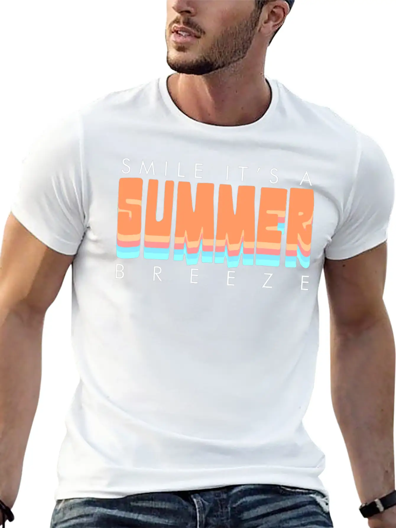 Summer Breeze Unisex Casual T-Shirt – Clean Design For Daily Comfort