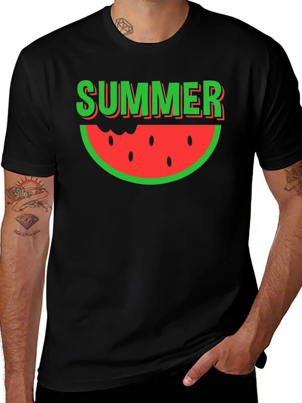 SUMMER Casual Graphic T-Shirt – Simple And Comfortable Daily Wear