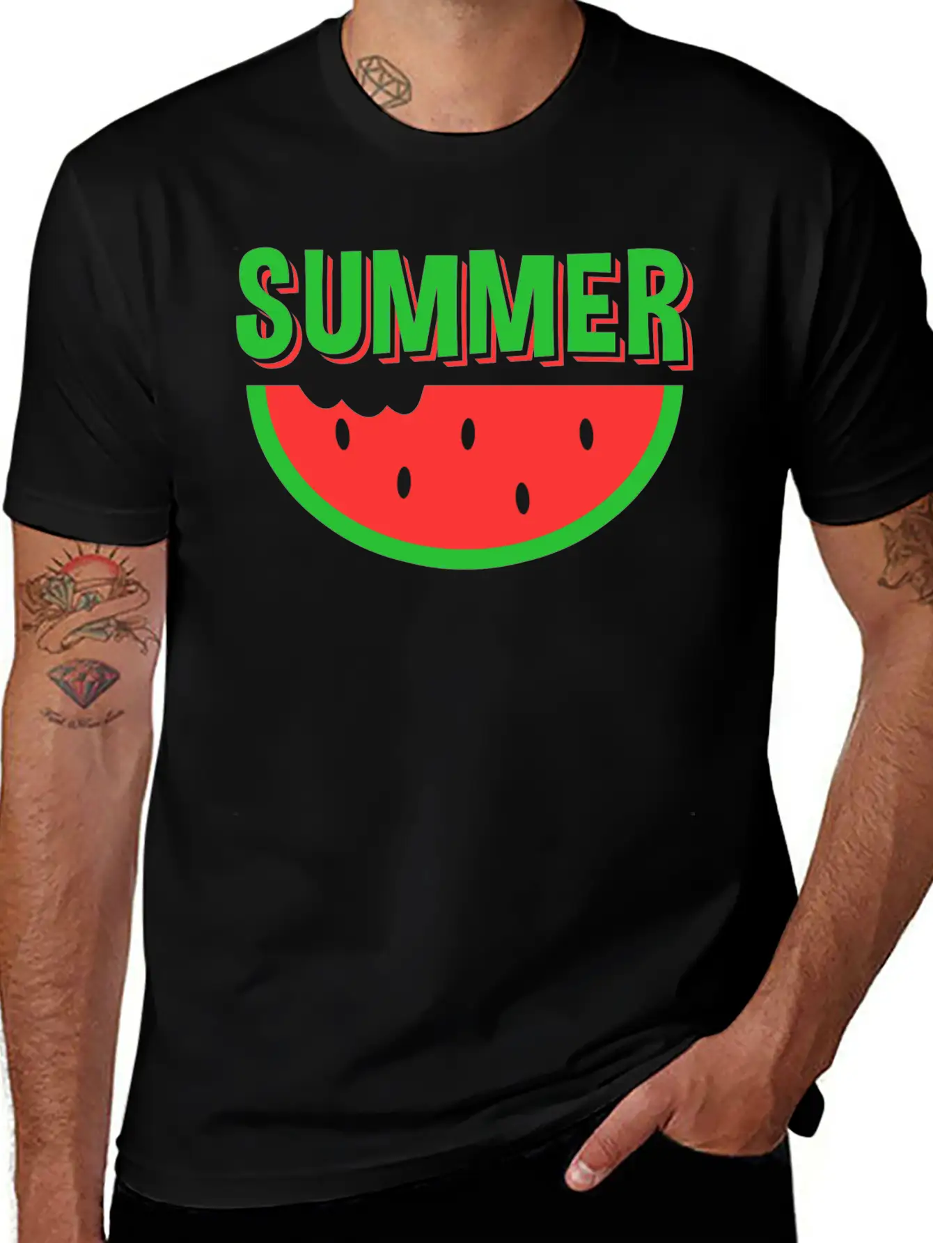 SUMMER Casual Graphic T-Shirt – Simple And Comfortable Daily Wear