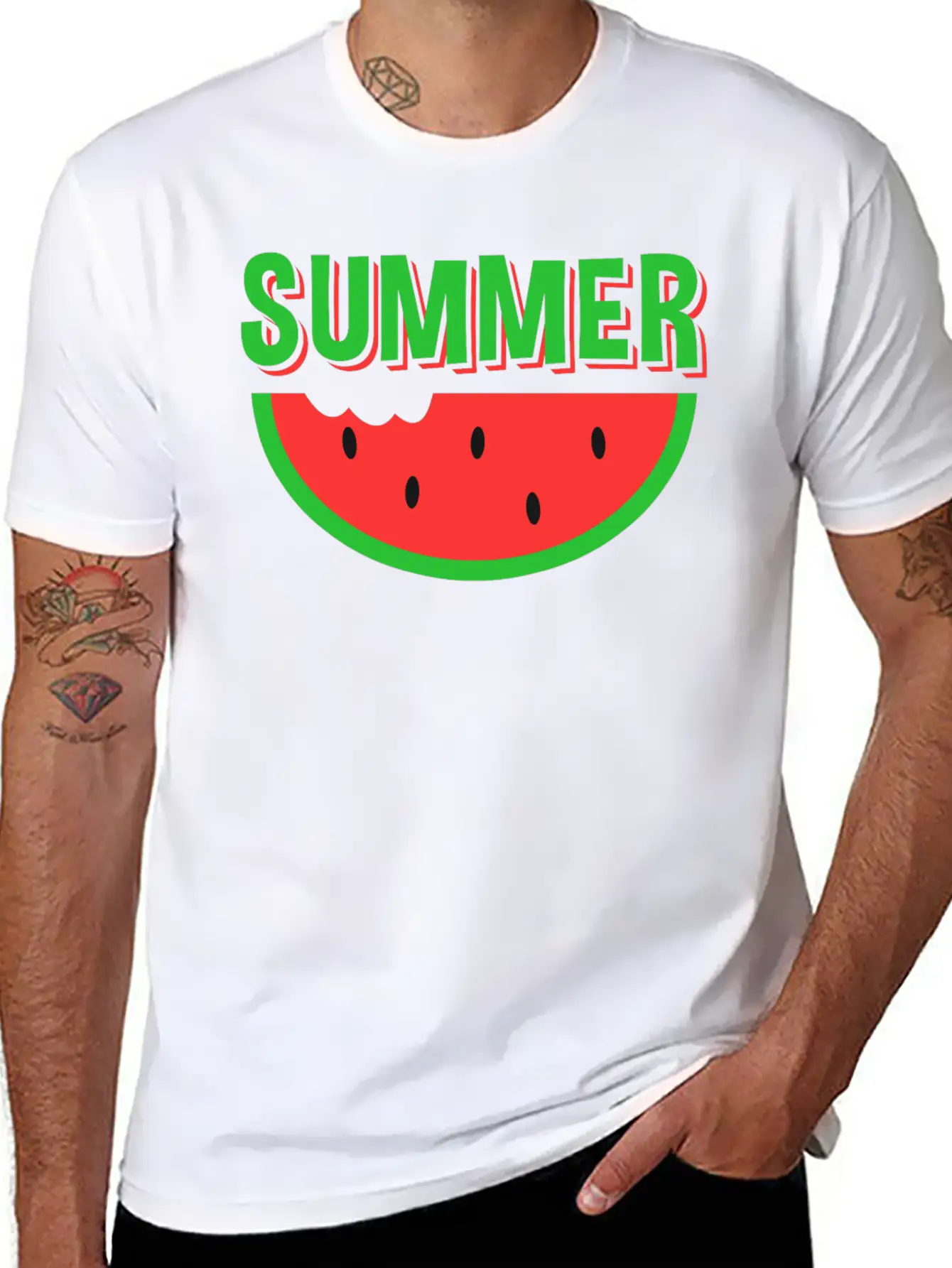 SUMMER Casual Graphic T-Shirt – Simple And Comfortable Daily Wear