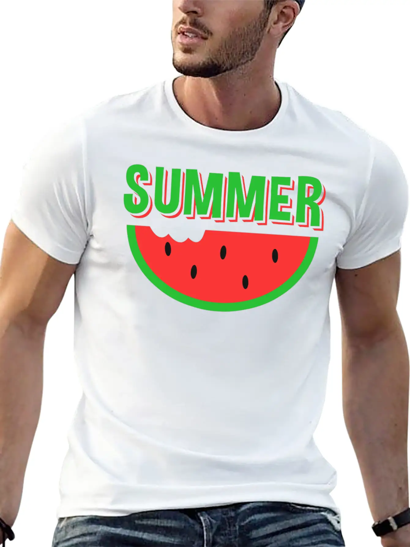 SUMMER Casual Graphic T-Shirt – Simple And Comfortable Daily Wear