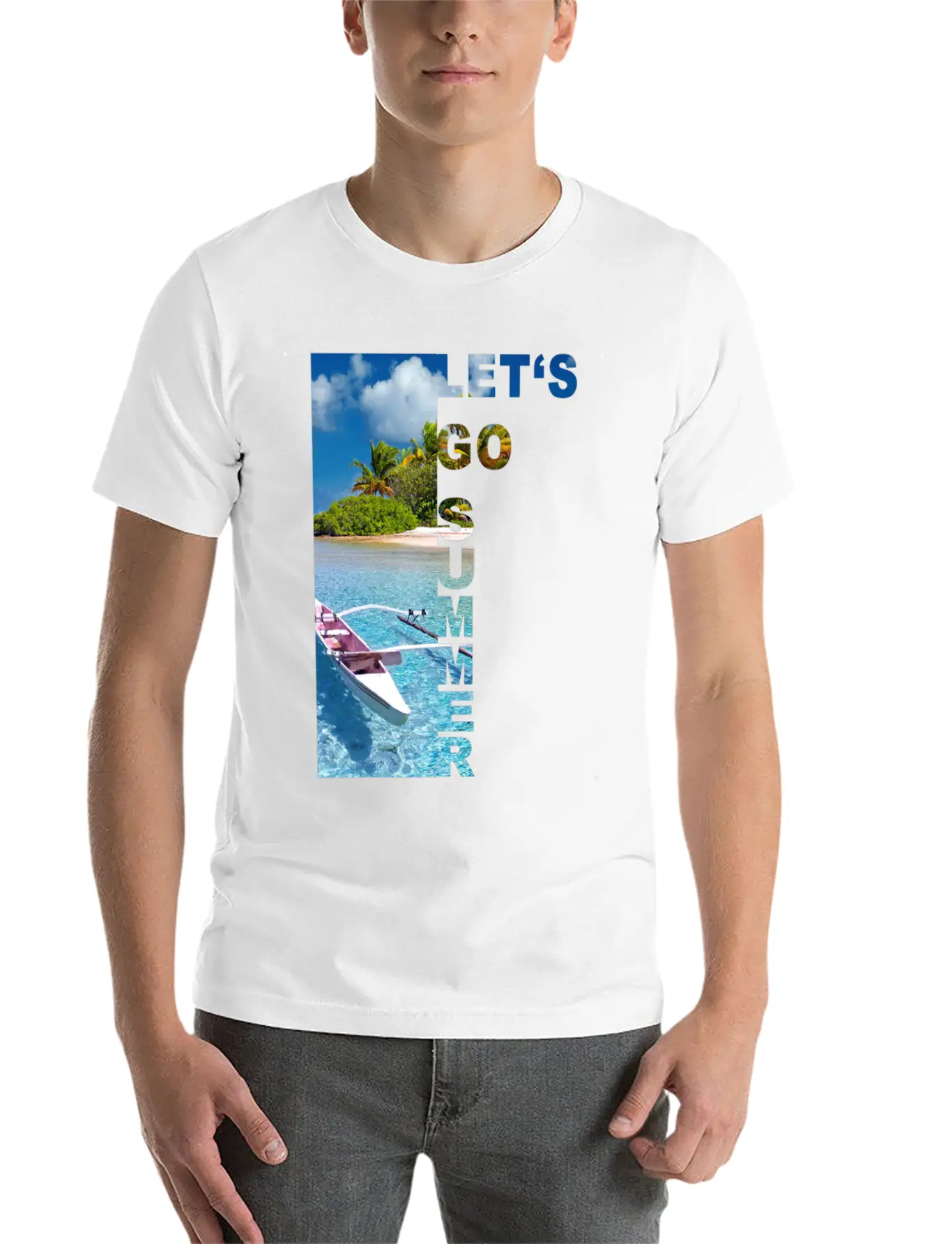 Summer Classic Fit Graphic Tee For Daily Comfort – Unisex Cotton Shirt