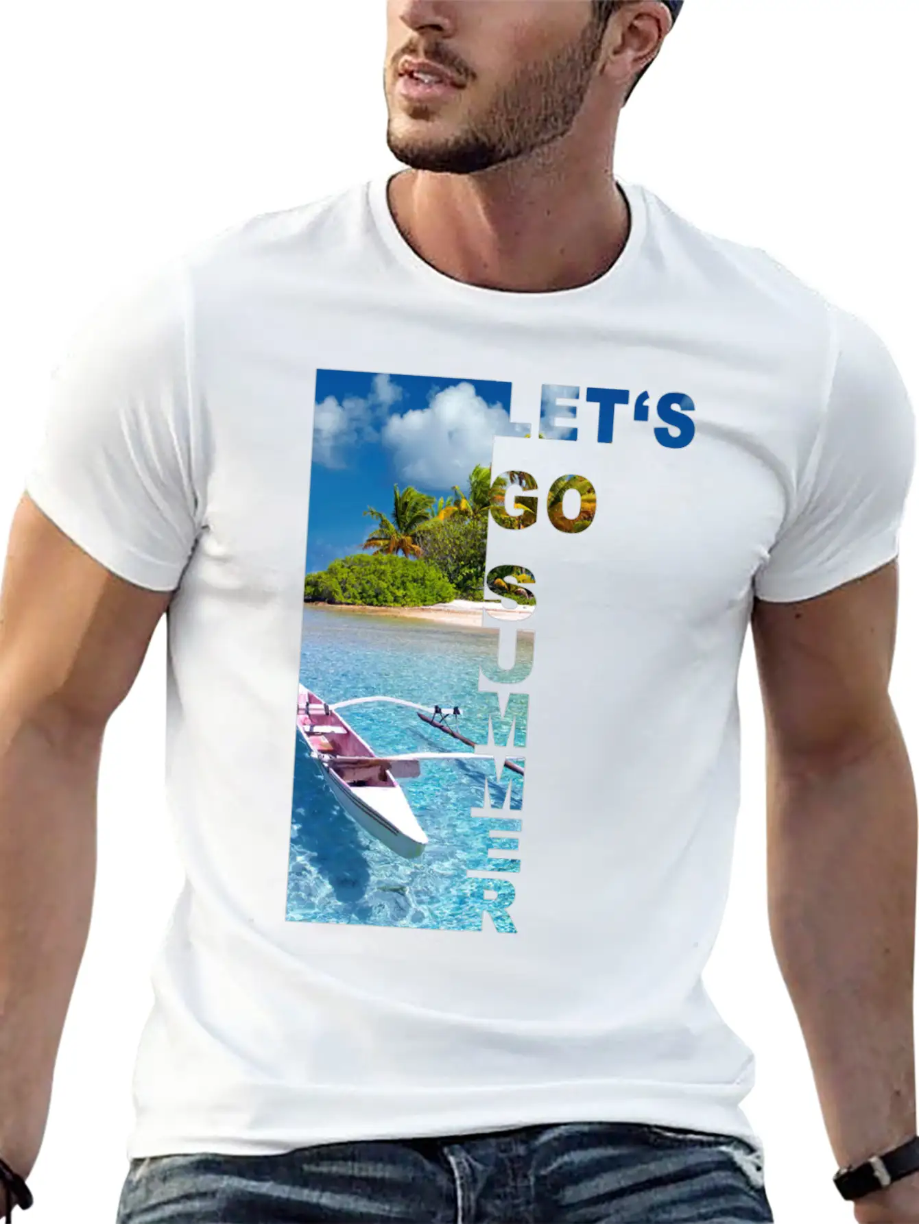 Summer Classic Fit Graphic Tee For Daily Comfort – Unisex Cotton Shirt