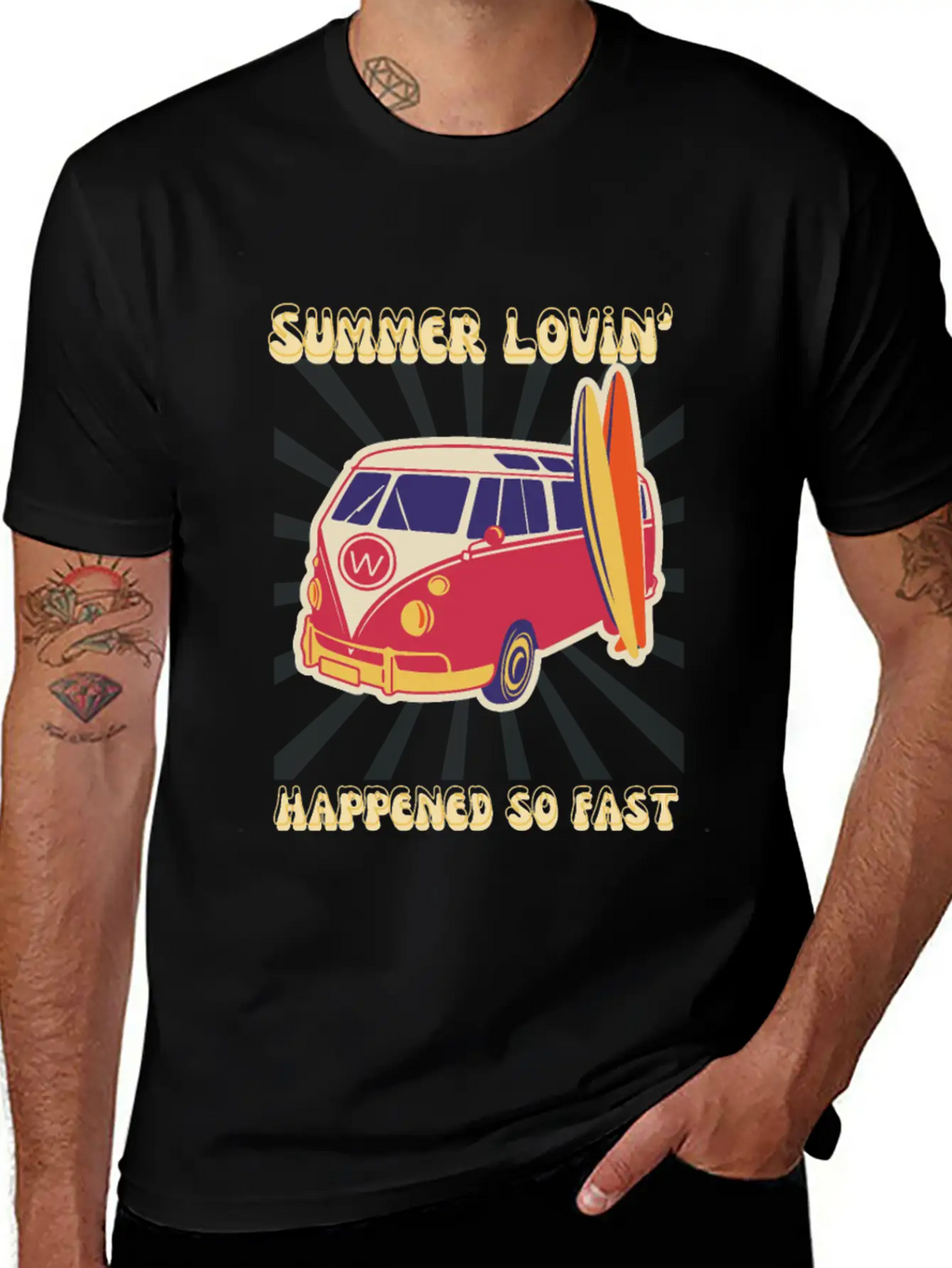 Summer Lovin' Classic Fit Graphic Tee For Daily Comfort – Unisex Cotton Shirt