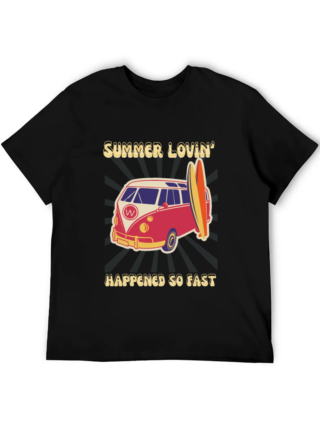 Summer Lovin' Classic Fit Graphic Tee For Daily Comfort – Unisex Cotton Shirt