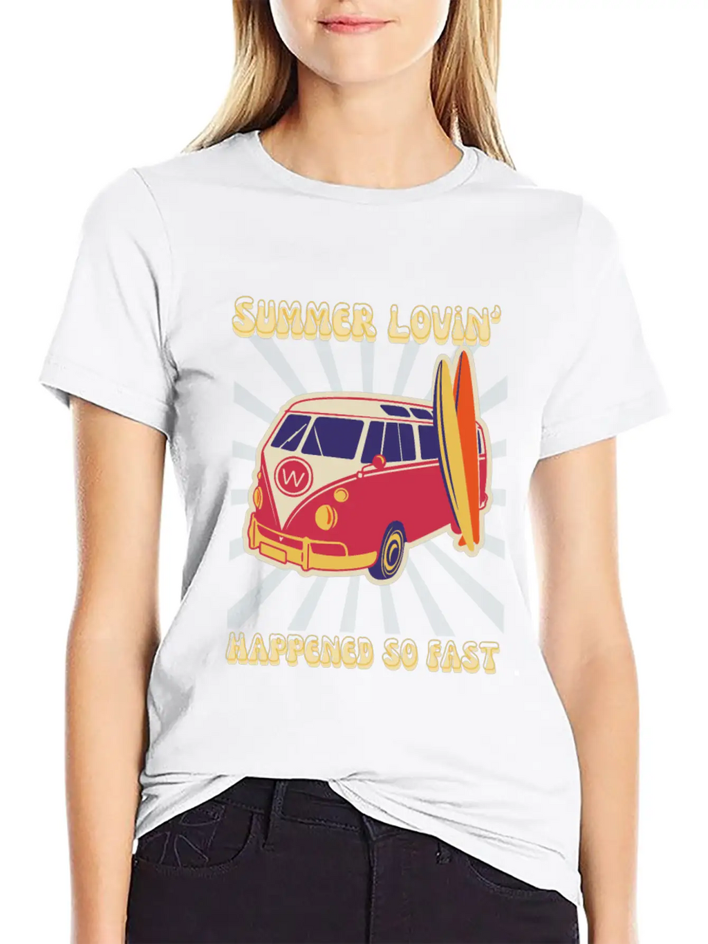 Summer Lovin' Classic Fit Graphic Tee For Daily Comfort – Unisex Cotton Shirt