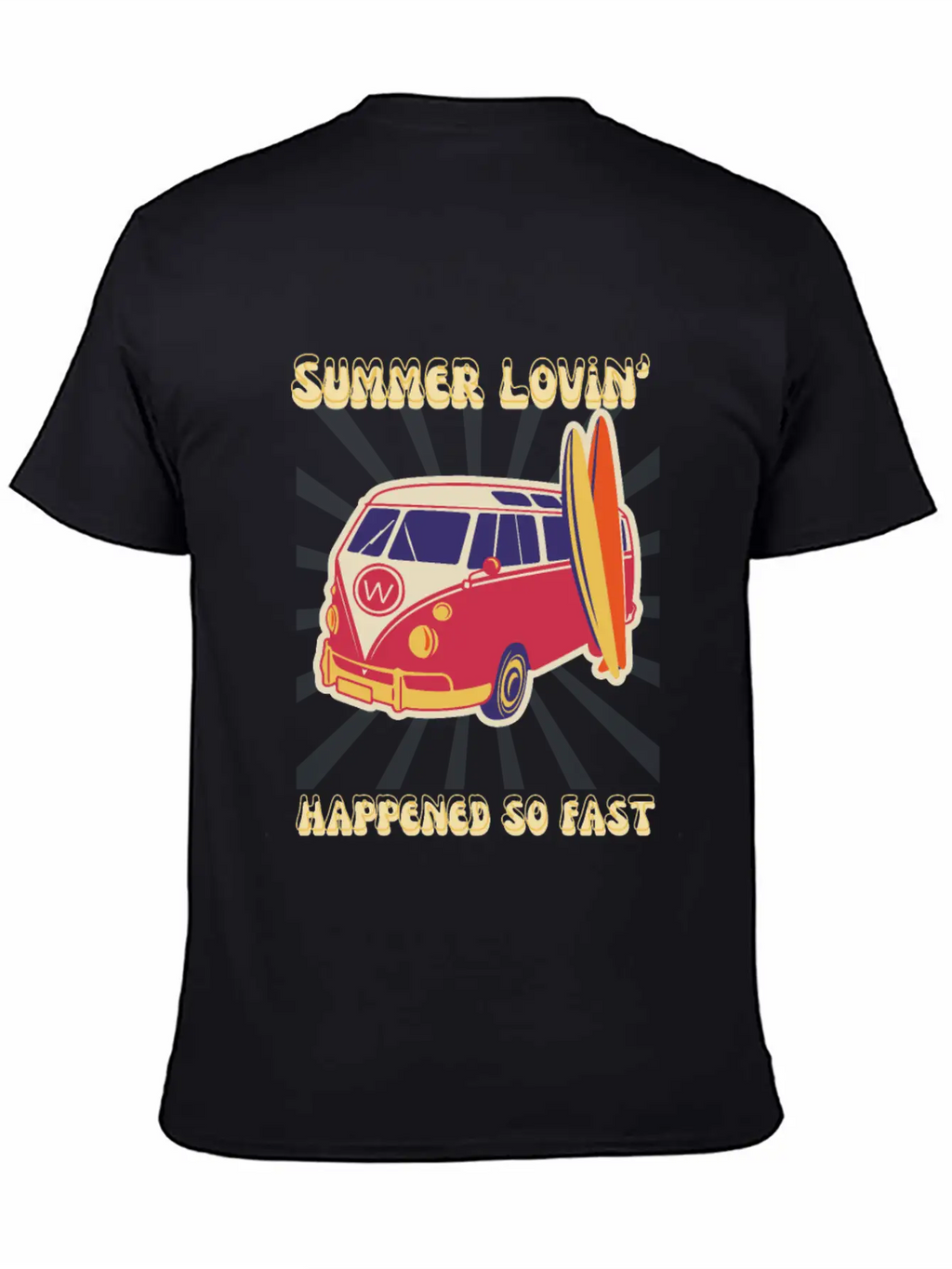 Summer Lovin' Classic Fit Graphic Tee For Daily Comfort – Unisex Cotton Shirt